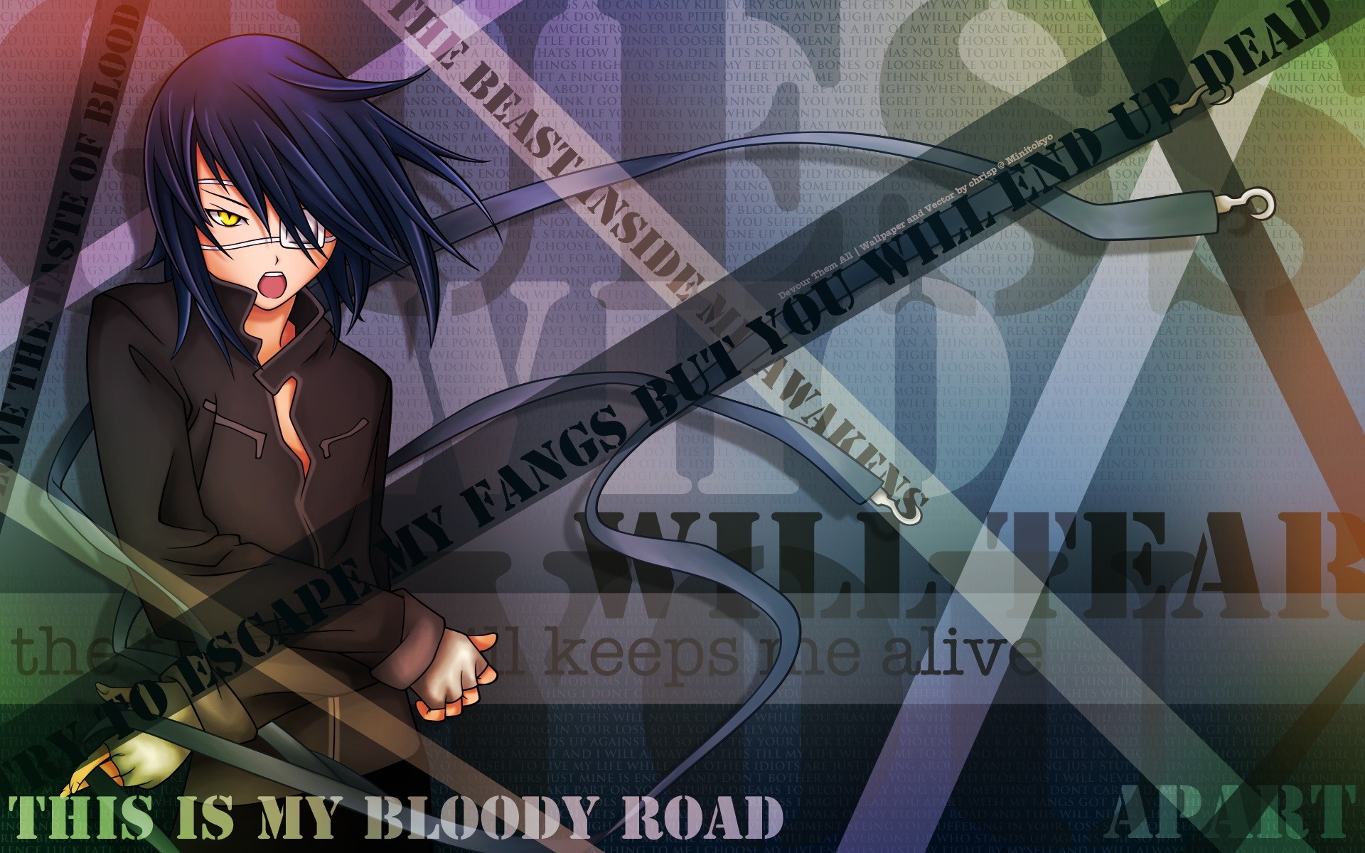 Anime character with glasses and dark hair HD Wallpaper