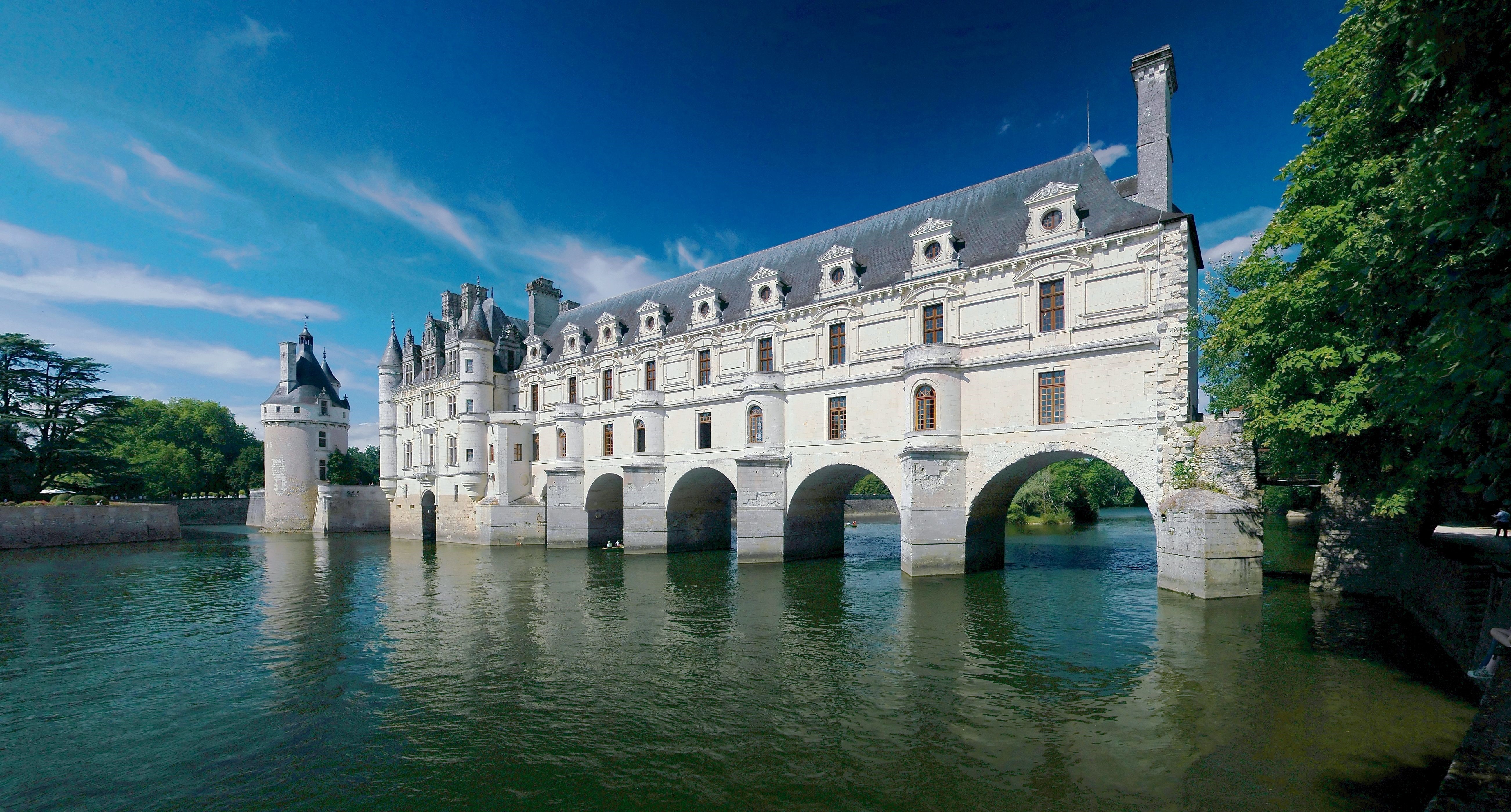 Chateau de Chenonceau, France HD Wallpaper