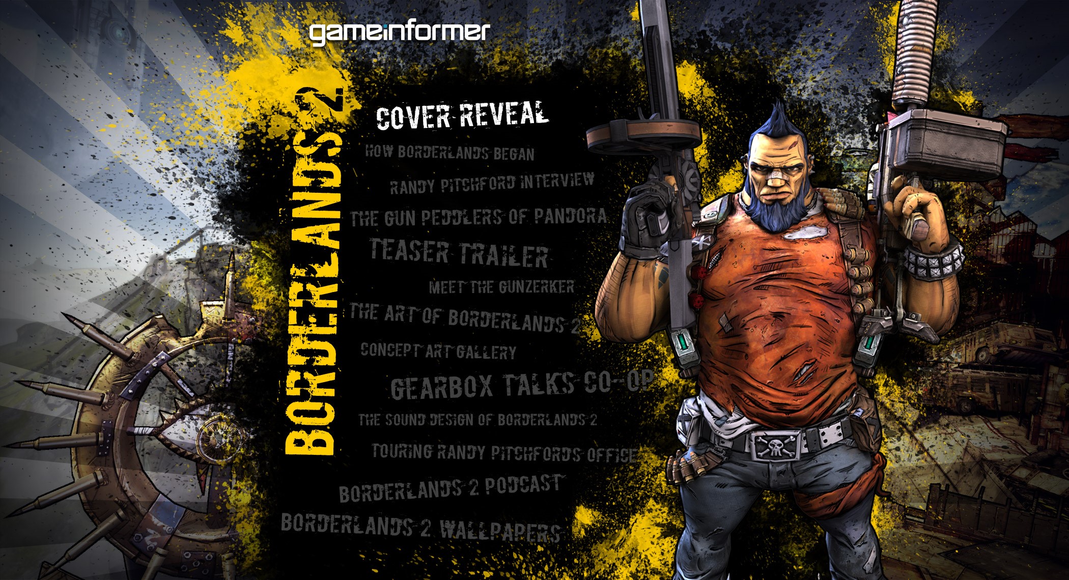 Borderlands 2 Cover Reveal Menu HD Wallpaper