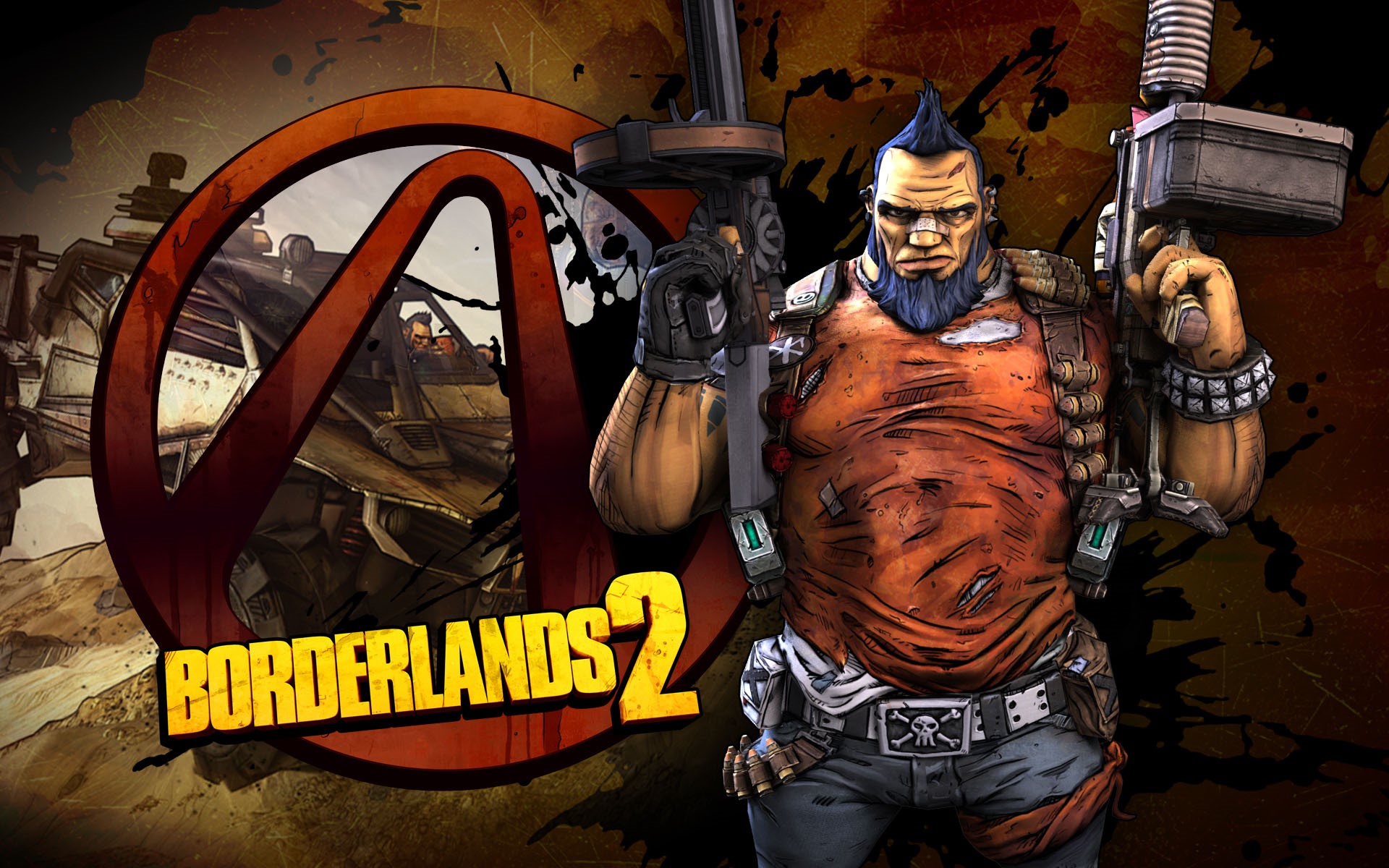 Krieg from Borderlands 2 HD Wallpaper