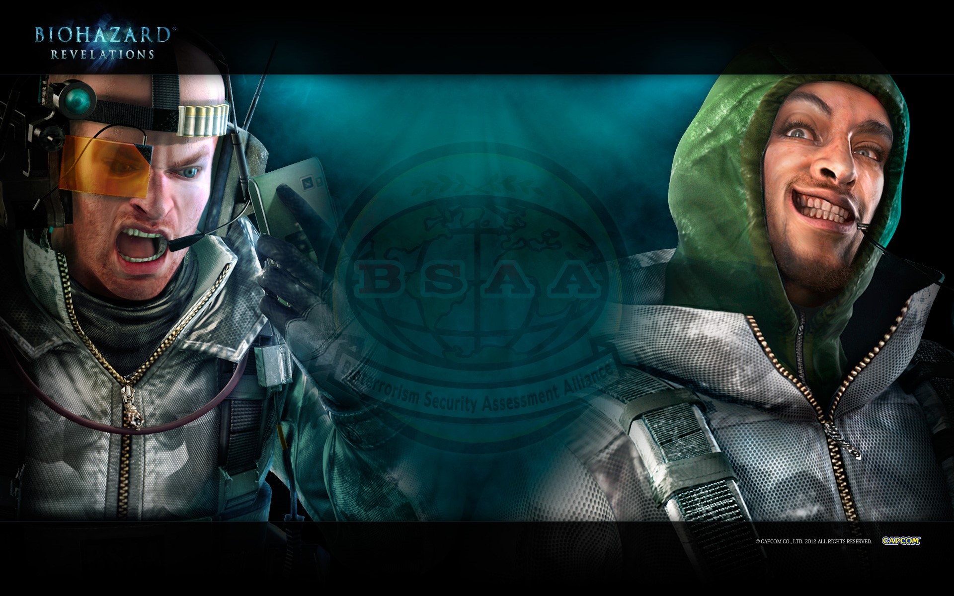 Two men from Biohazard Revelations HD Wallpaper