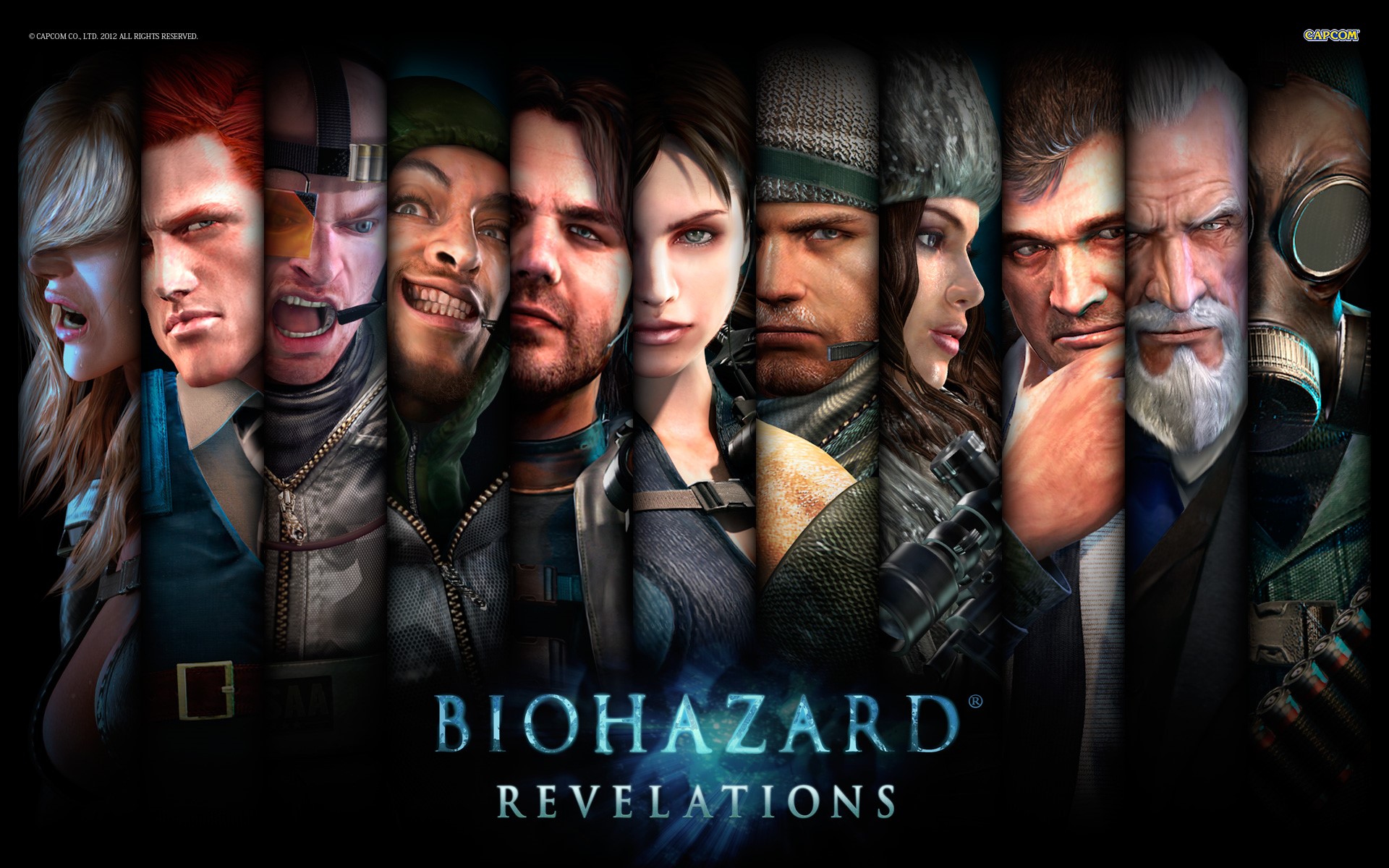 Biohazard Revelations characters collage HD Wallpaper