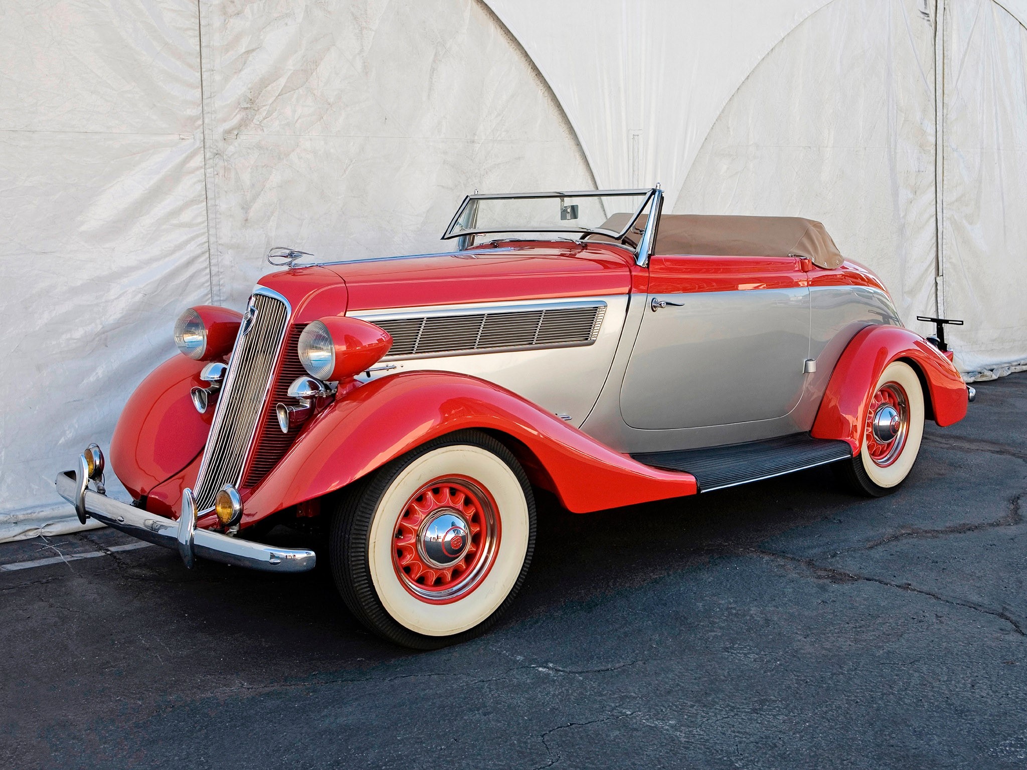 1935 Studebaker Dictator convertible HD Wallpaper