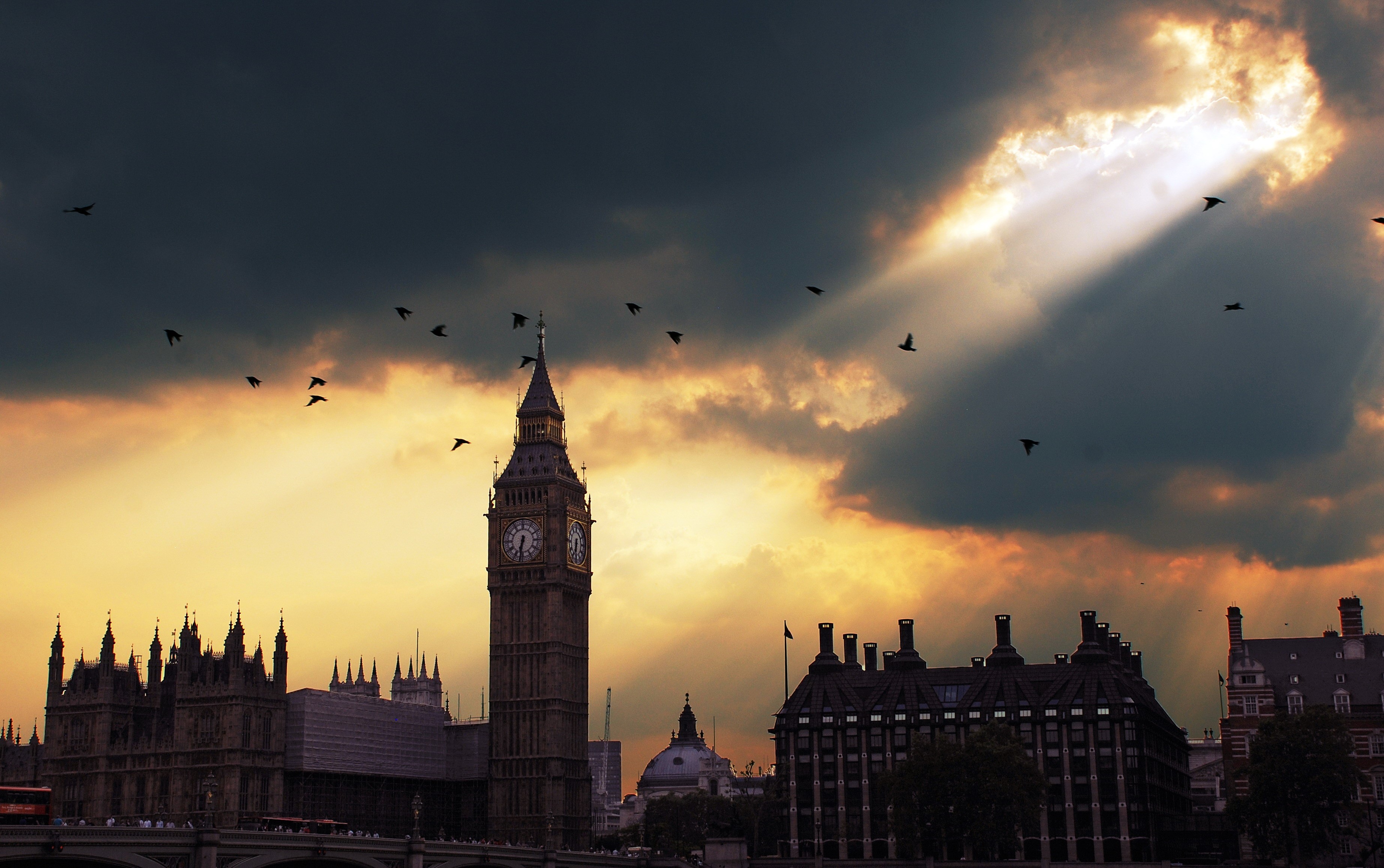 Big Ben and Houses of Parliament, London, UK HD Wallpaper