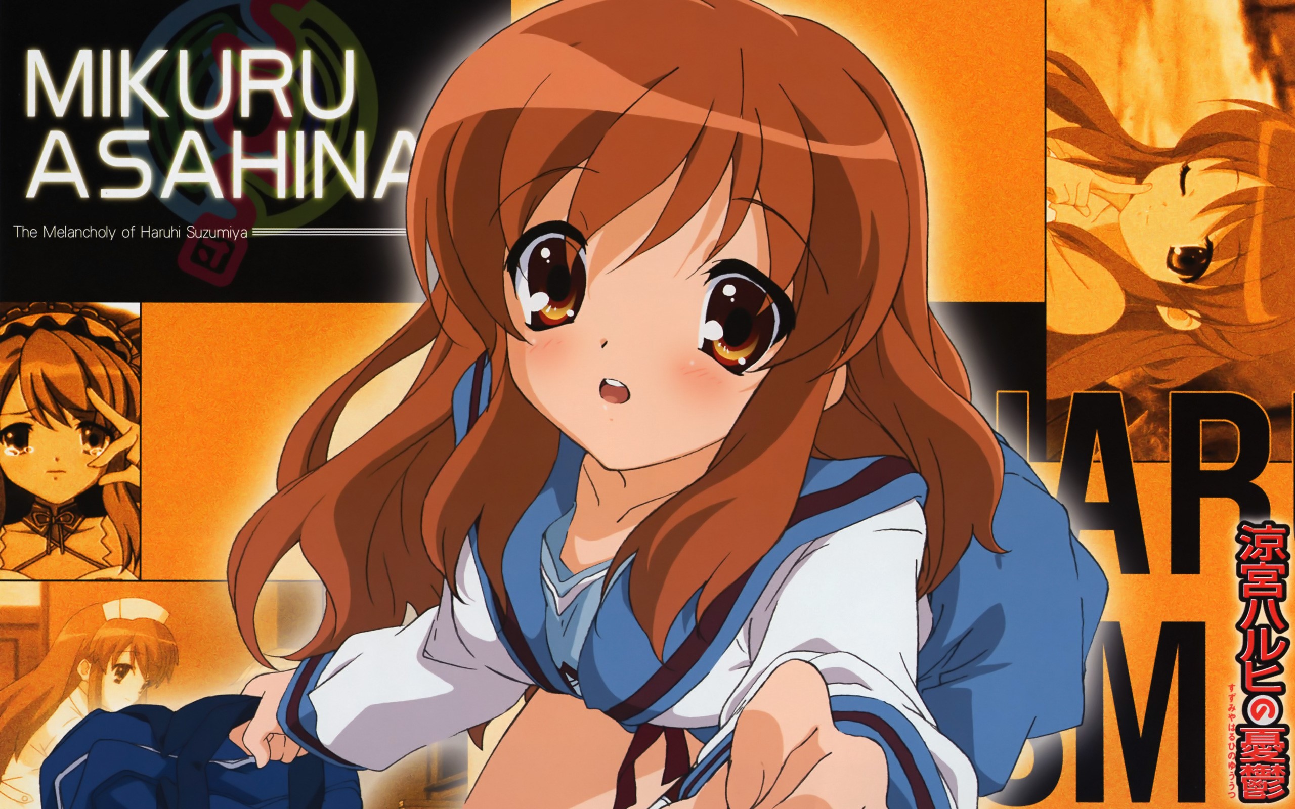 Mikuru Asahina from The Melancholy of Haruhi Suzumiya HD Wallpaper