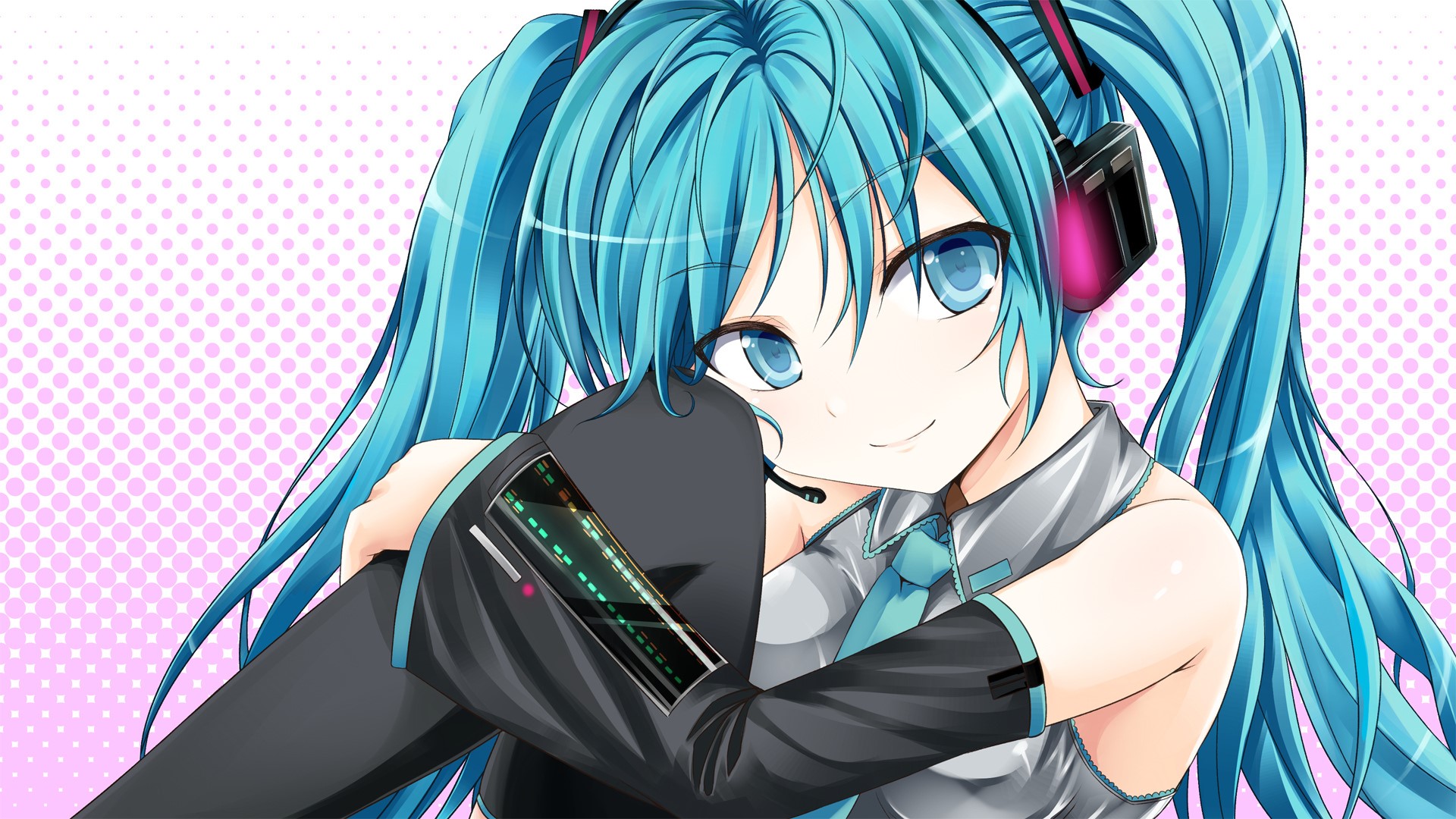 Hatsune Miku from Vocaloid HD Wallpaper