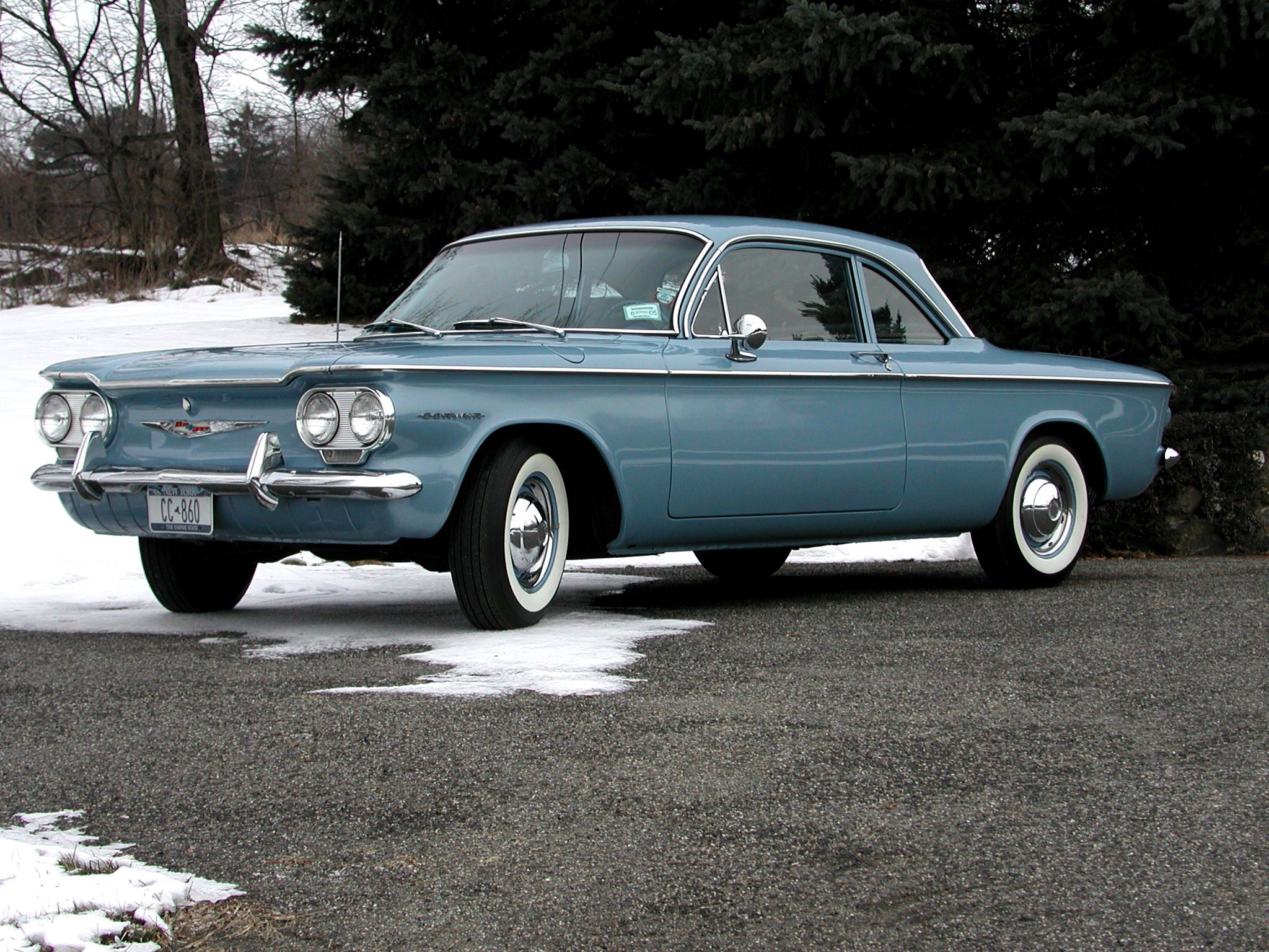 1961 Chevrolet Corvair 700 Coupe HD Wallpaper