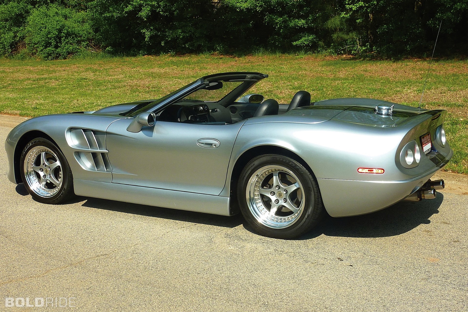 Silver Shelby Super Cars Series 1 Convertible HD Wallpaper