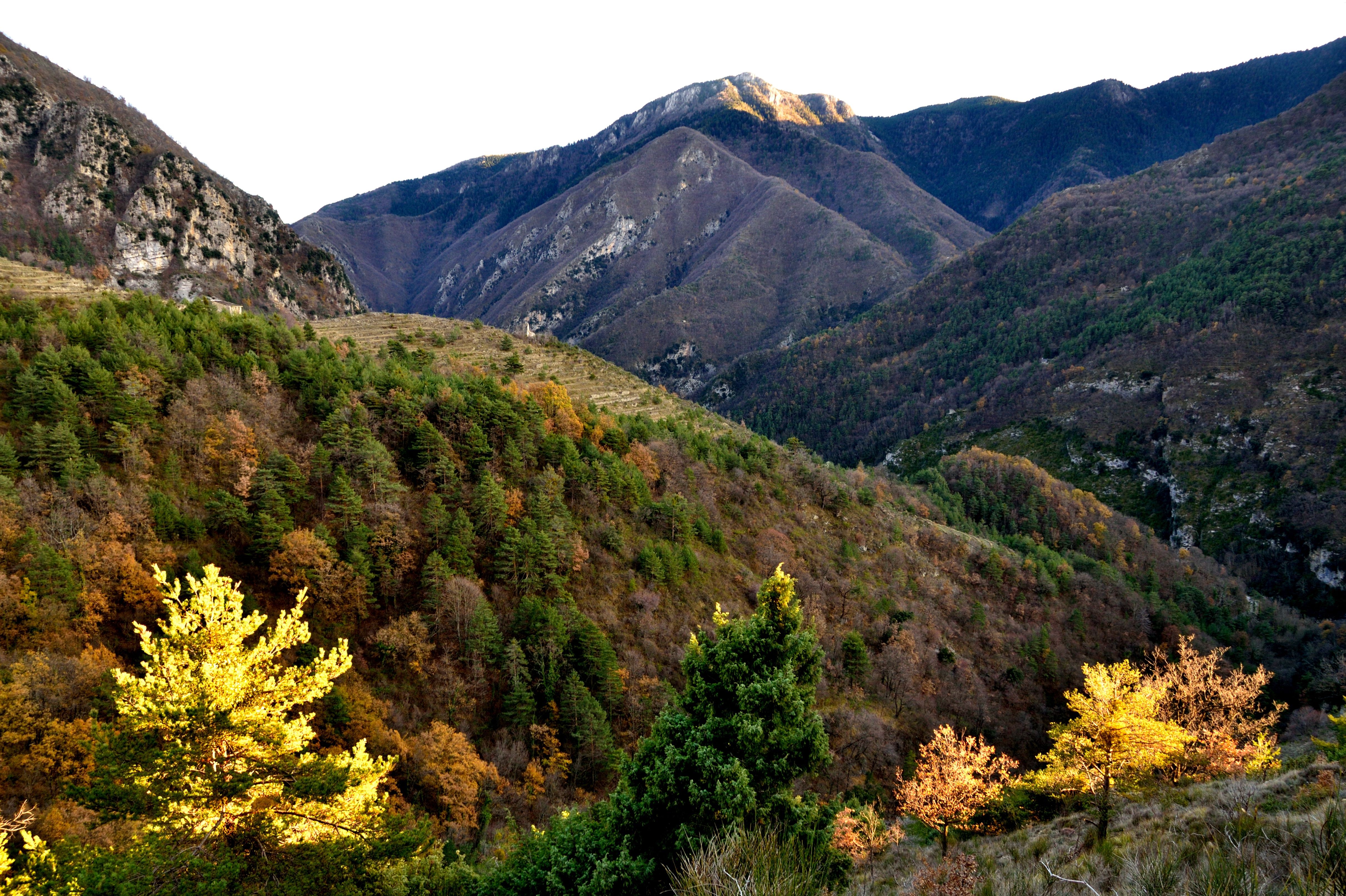 Mountains in Autumn HD Wallpaper