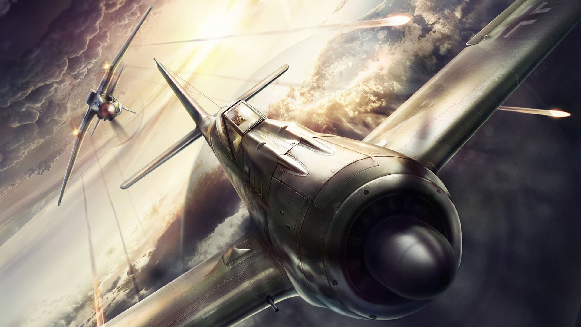 Airplane Painting Art HD Wallpaper