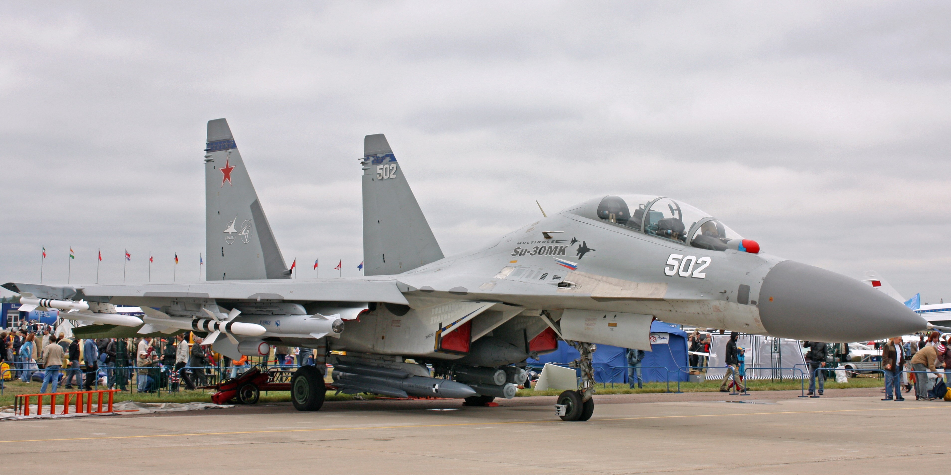 Sukhoi Su-30MK Fighter Airplane HD Wallpaper