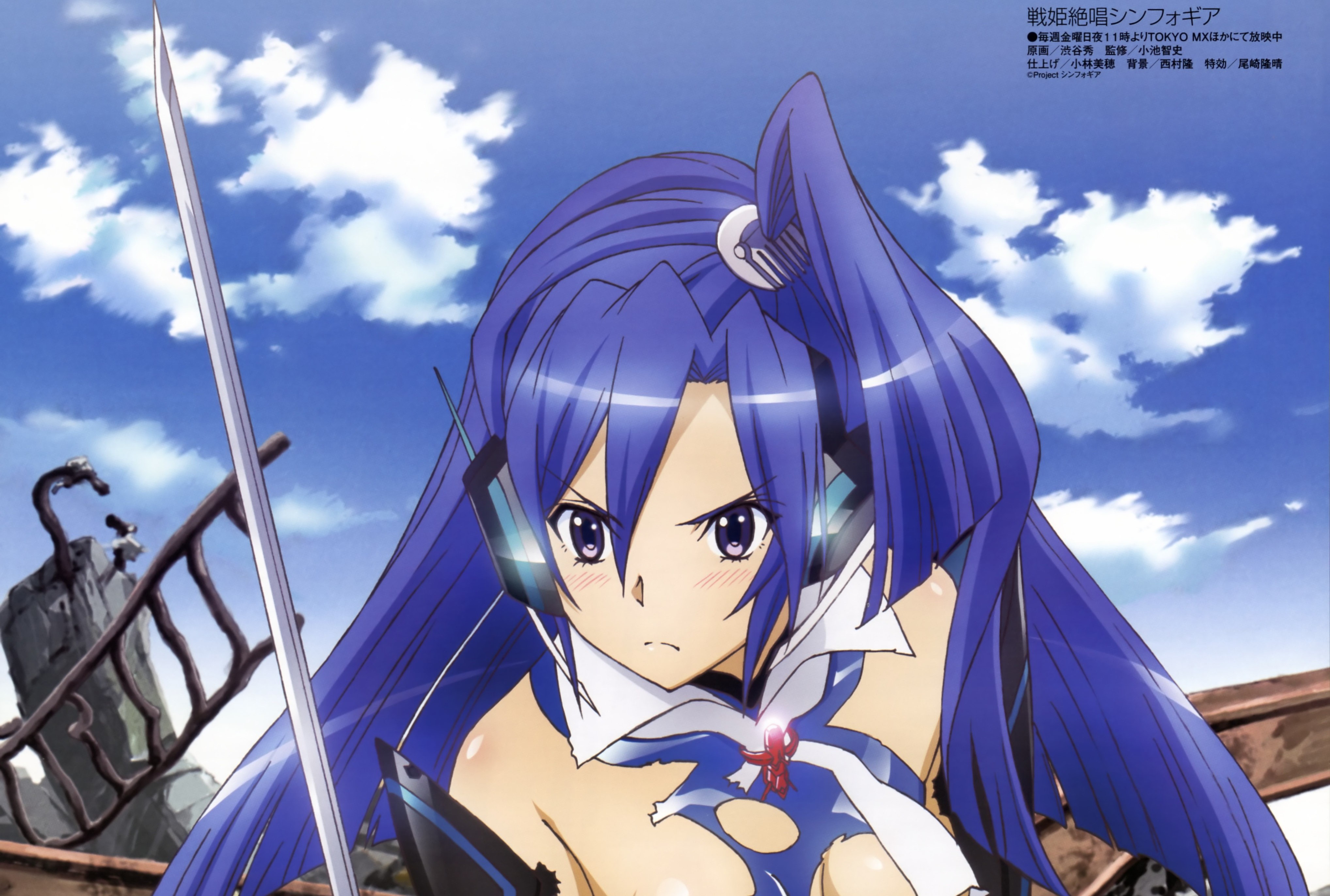4K Senki Zesshou Symphogear HD Wallpaper