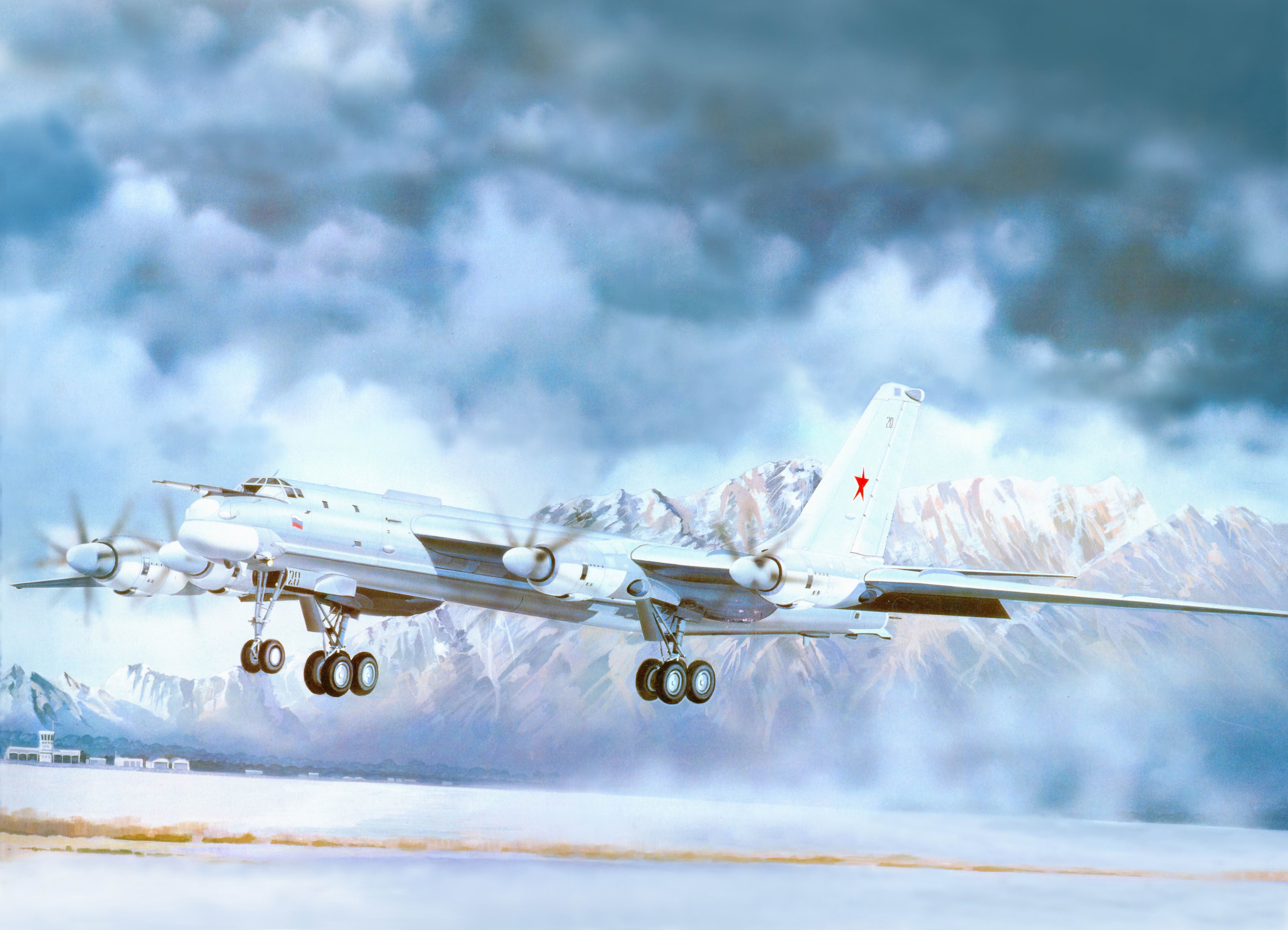 Airplane Painting Art HD Wallpaper