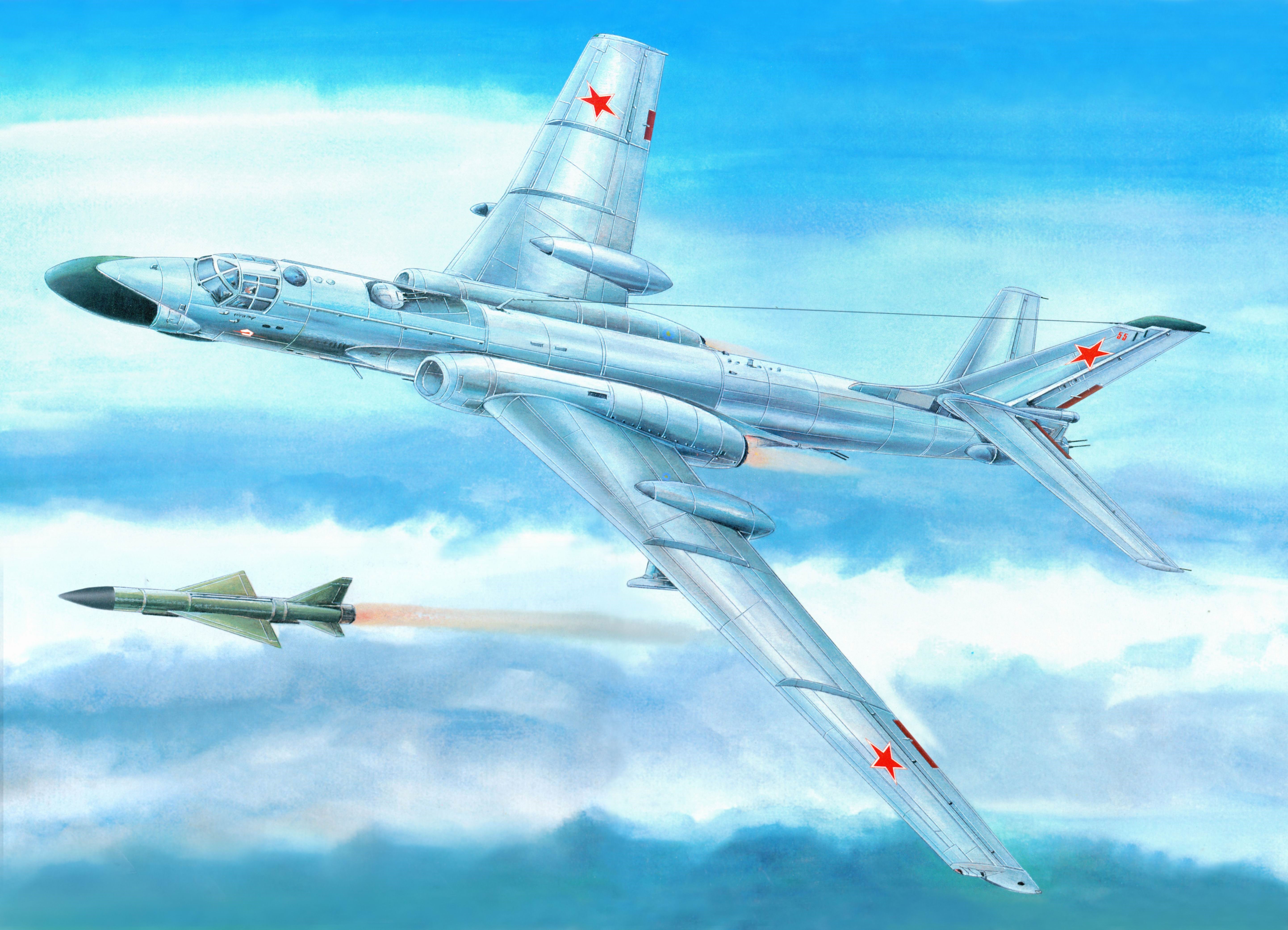 4K Airplane launching missile HD Wallpaper