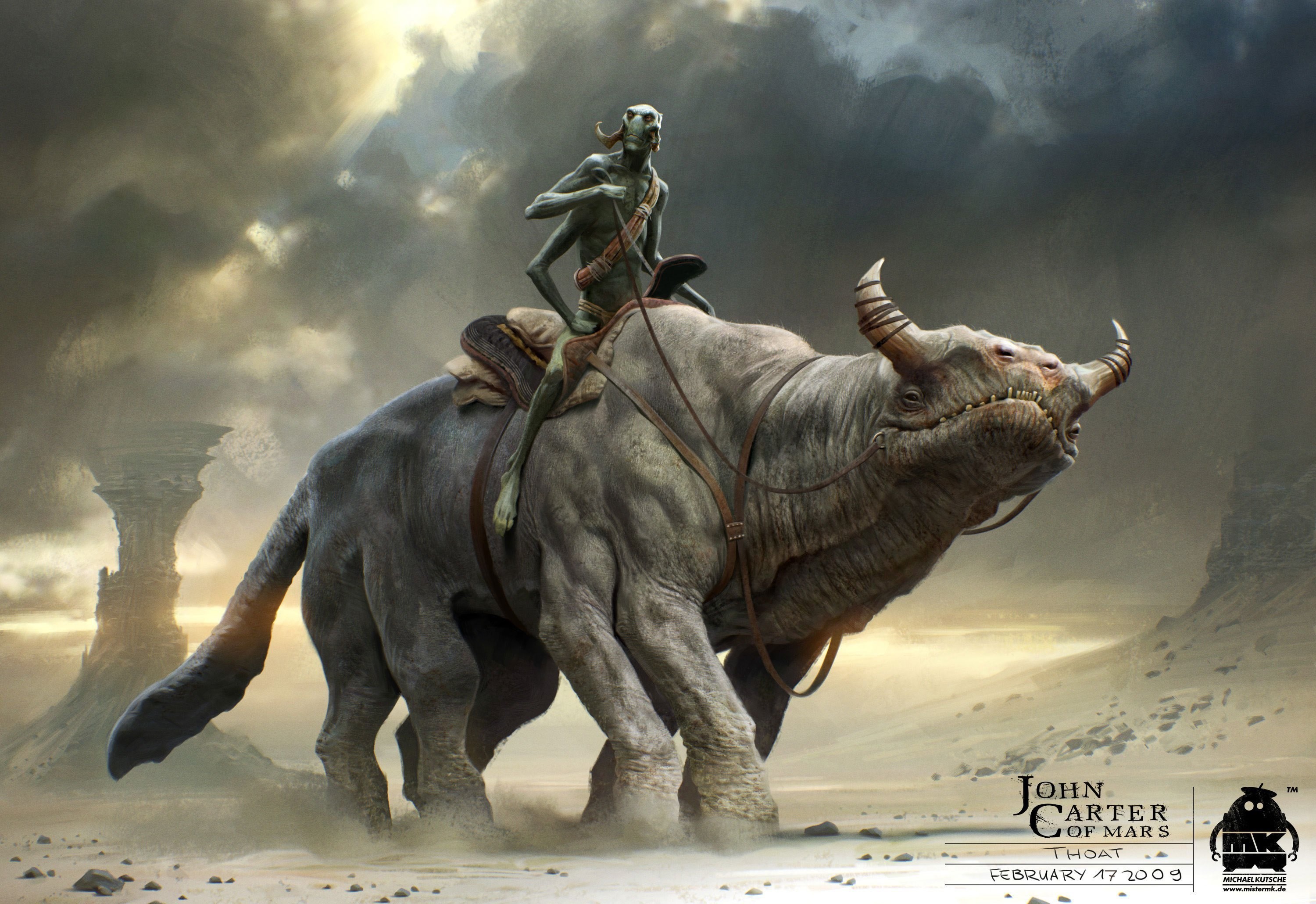 Thoat from John Carter of Mars HD Wallpaper