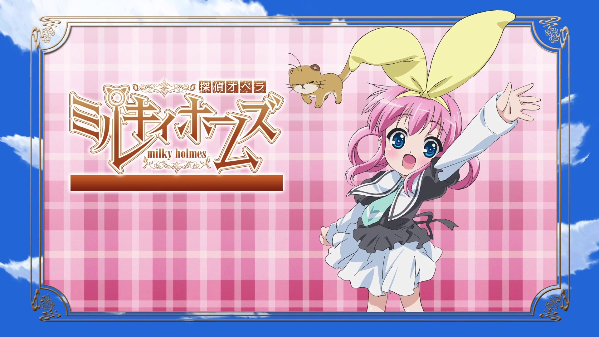 Tantei Opera Milky Holmes anime title card HD Wallpaper