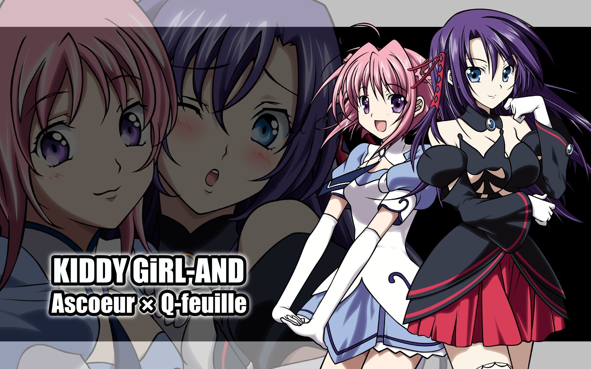 Kiddy Girl-AND Ascoeur x Q-feuille HD Wallpaper