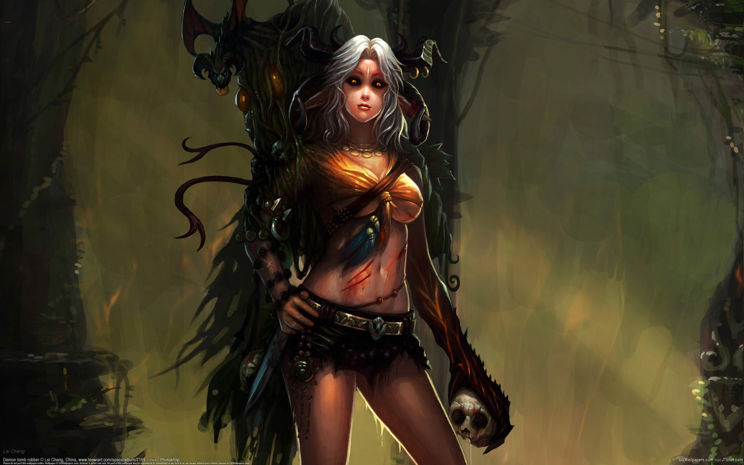 Demon bomb robber by Le Chang HD Wallpaper