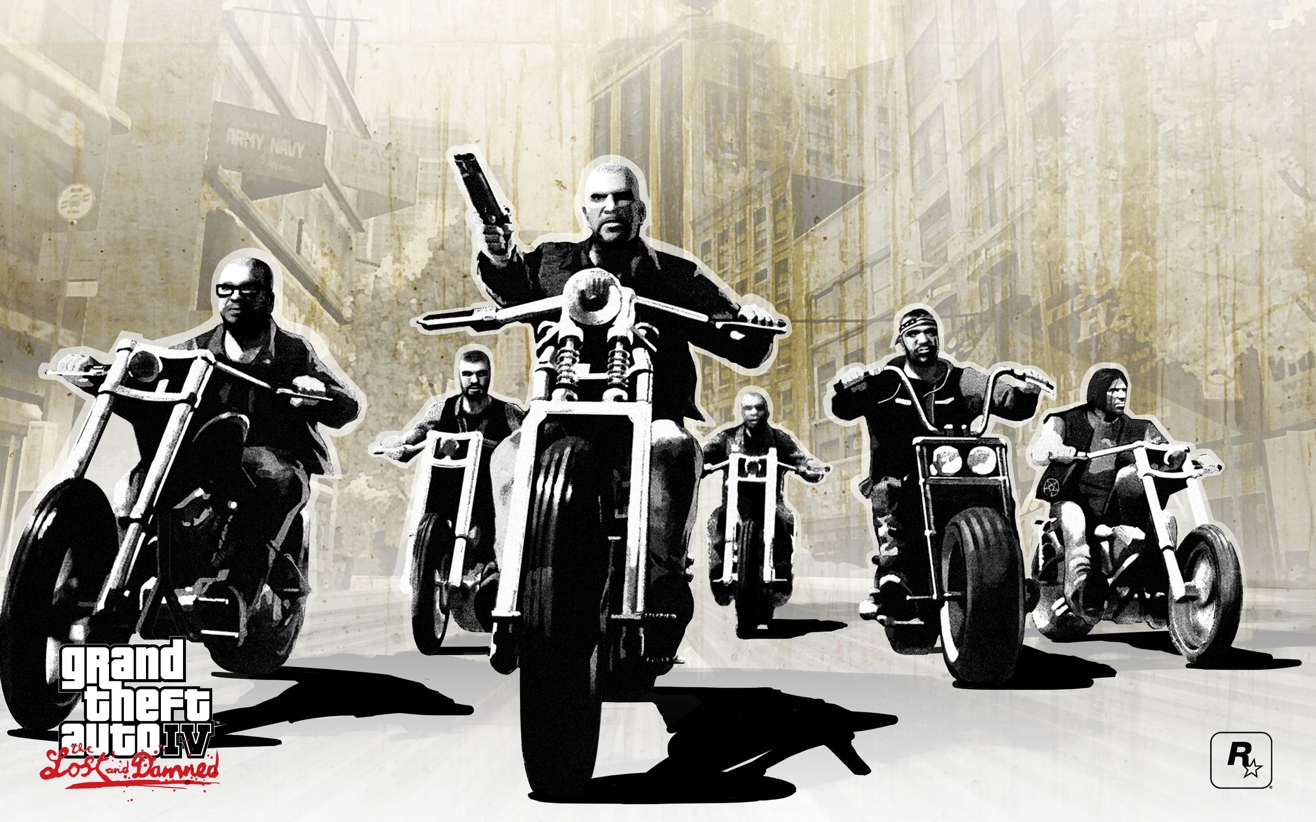 Grand Theft Auto IV: The Lost and Damned biker gang HD Wallpaper
