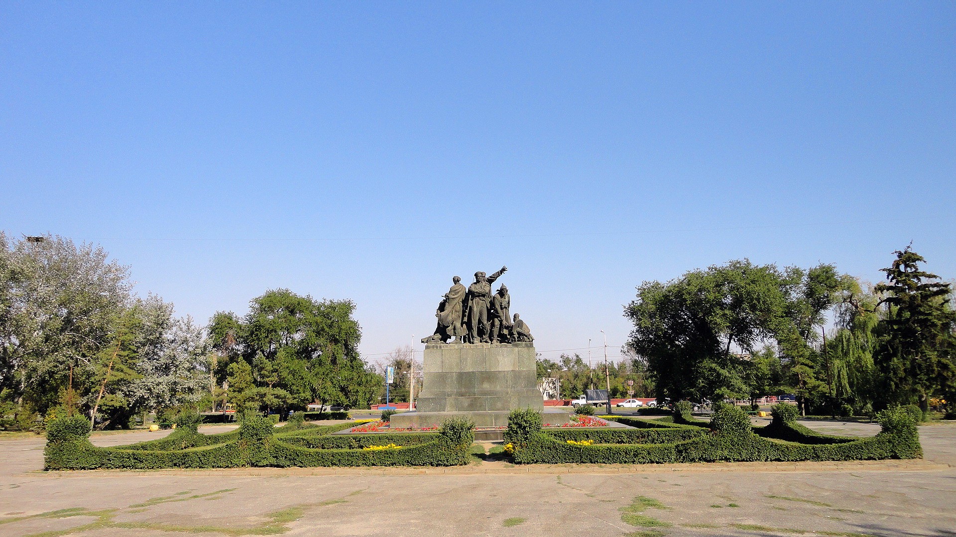 Monument in Volgograd HD Wallpaper