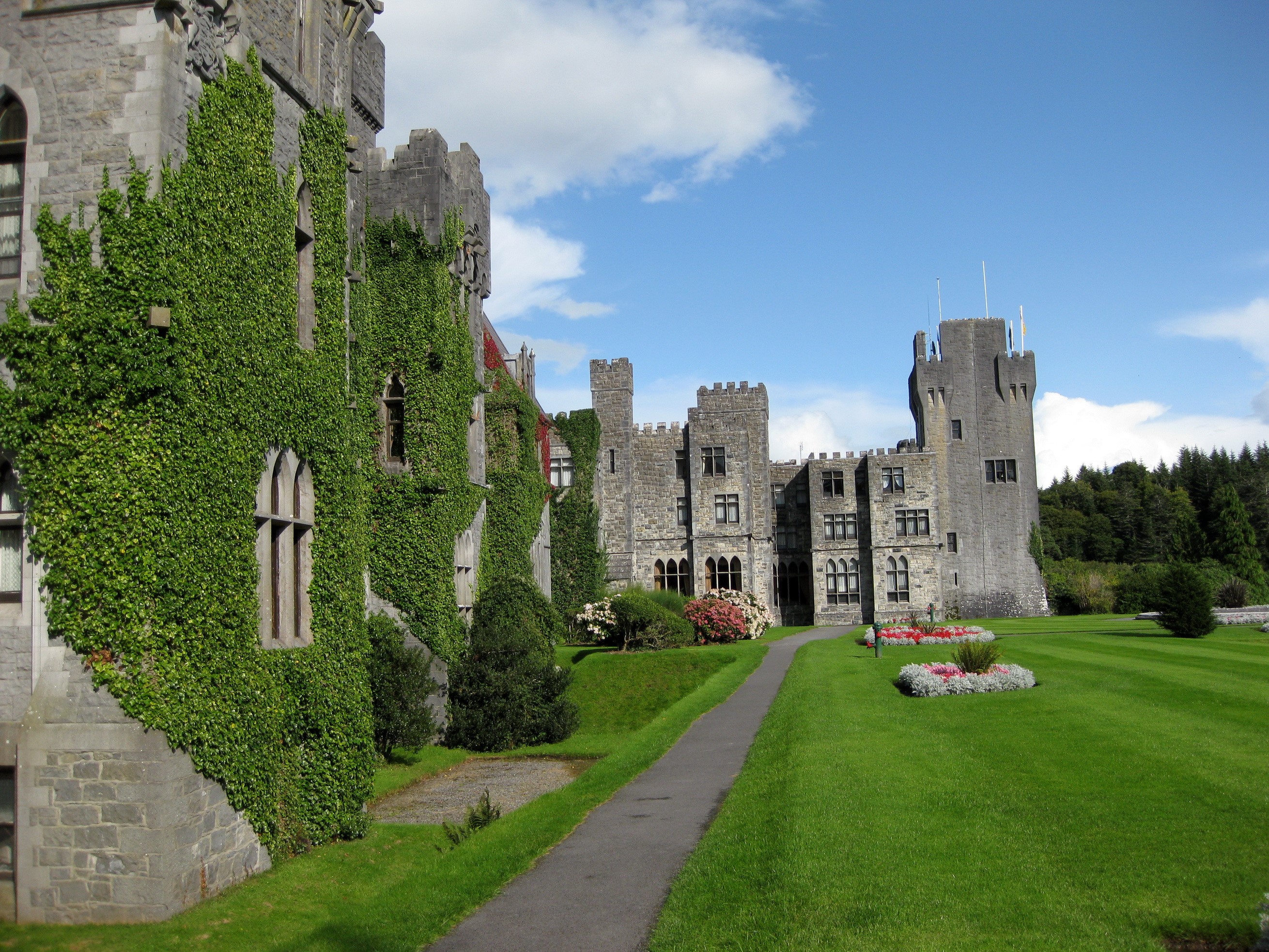 Ashford Castle Ireland Castles HD Wallpaper