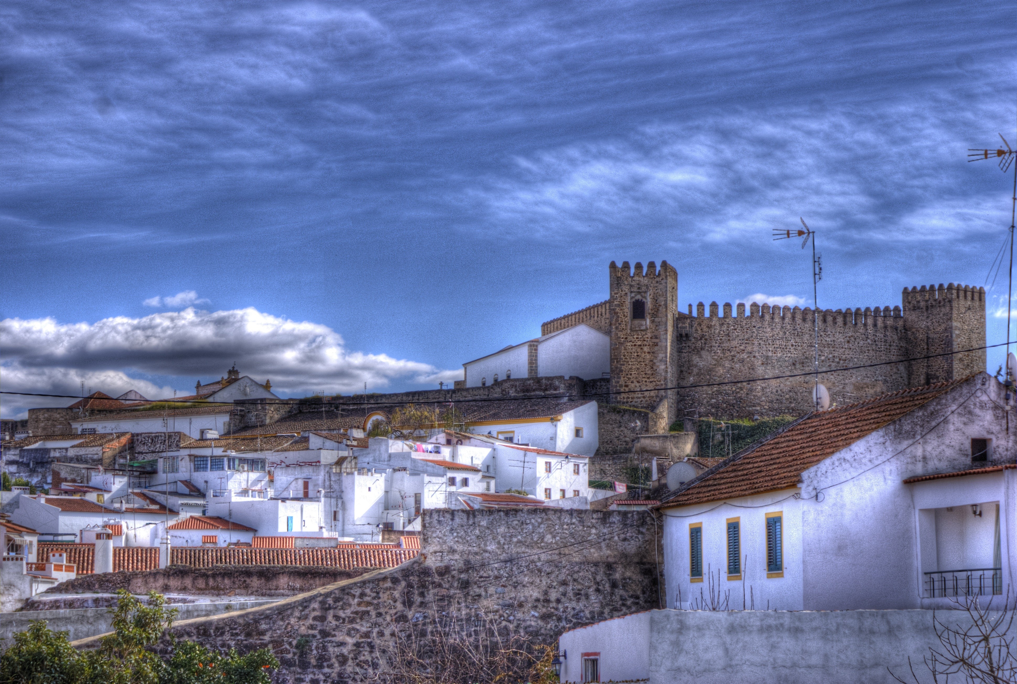 4K Castelo Campo Maior Portugal HD Wallpaper