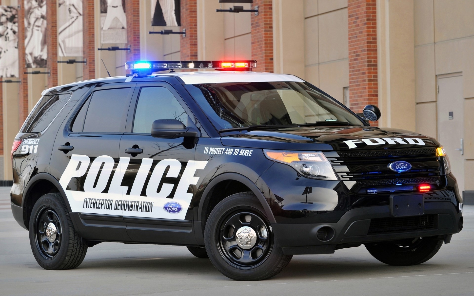 Ford Police Interceptor Demonstration SUV HD Wallpaper