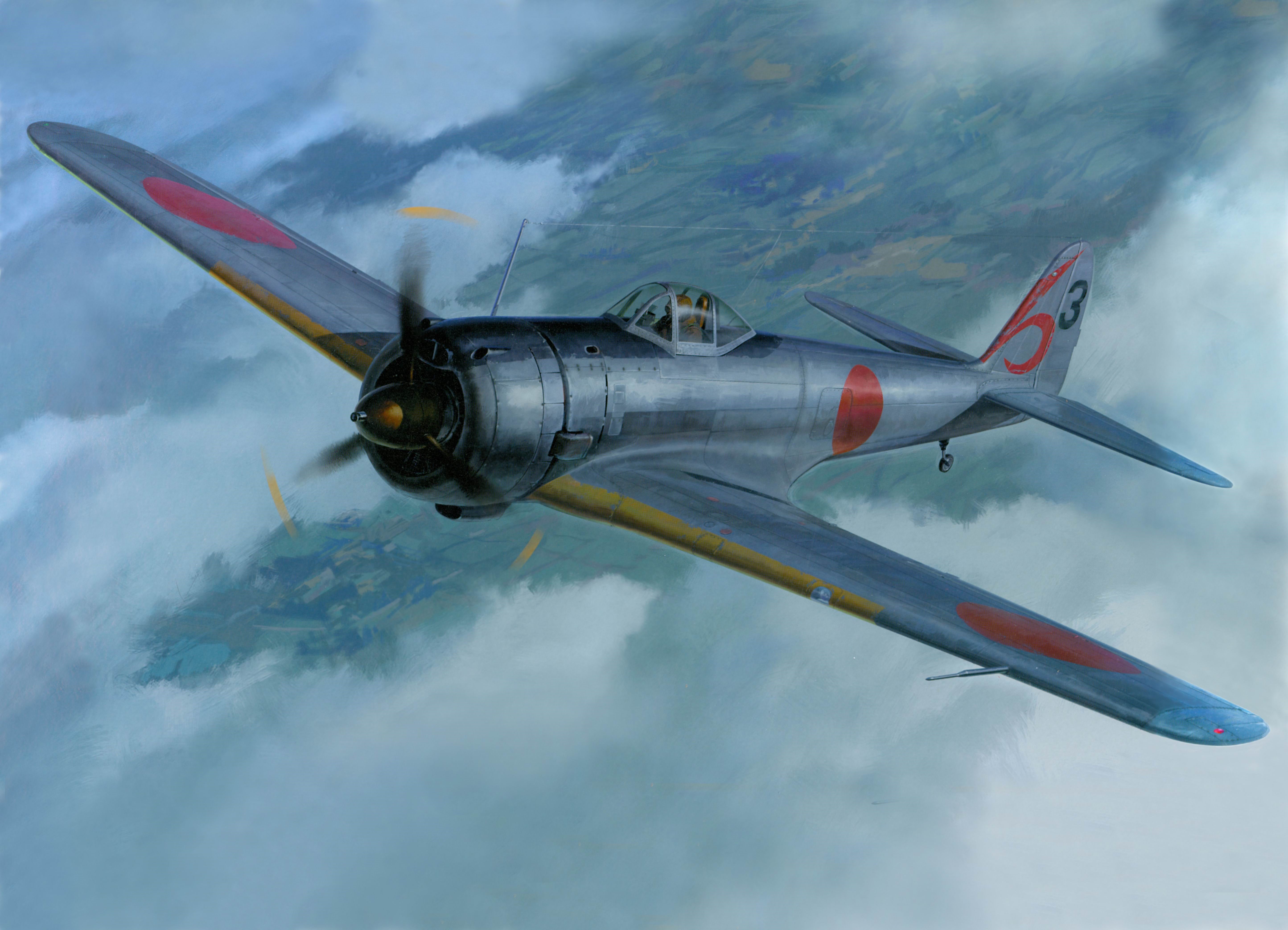 Mitsubishi A6M Zero fighter plane HD Wallpaper