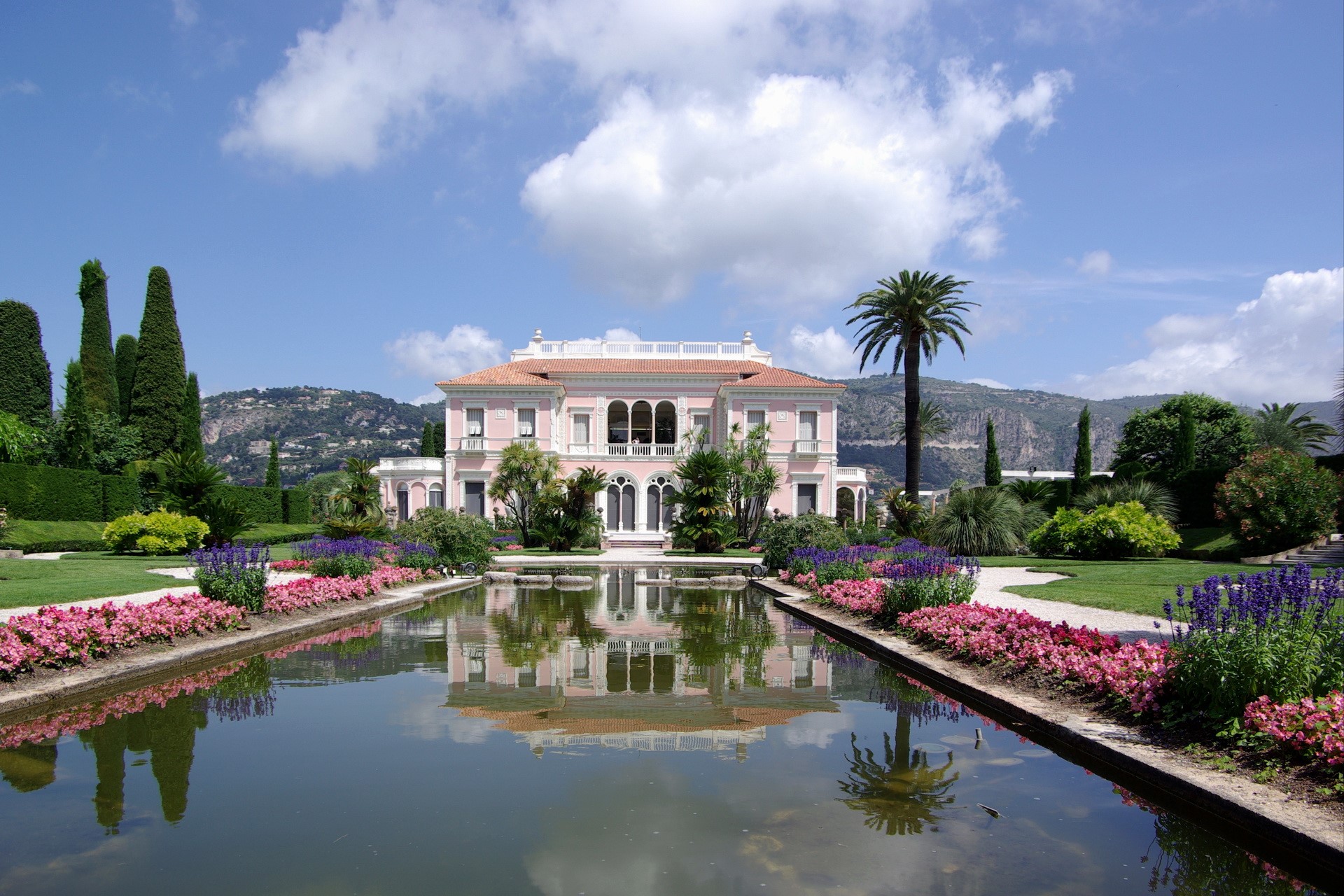 Villa Ephrussi de Rothschild in France HD Wallpaper