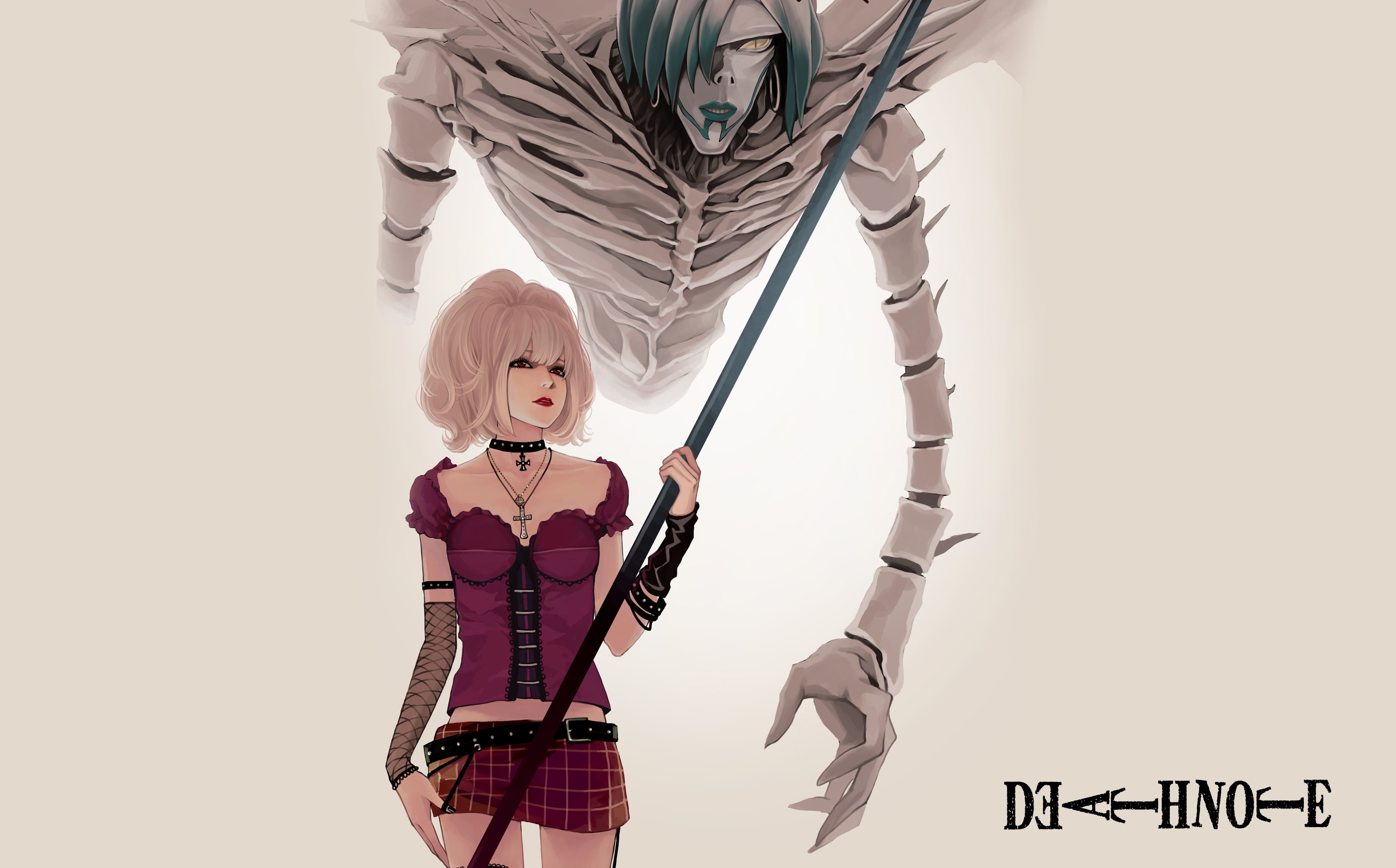 Misa Amane and Rem from Death Note HD Wallpaper