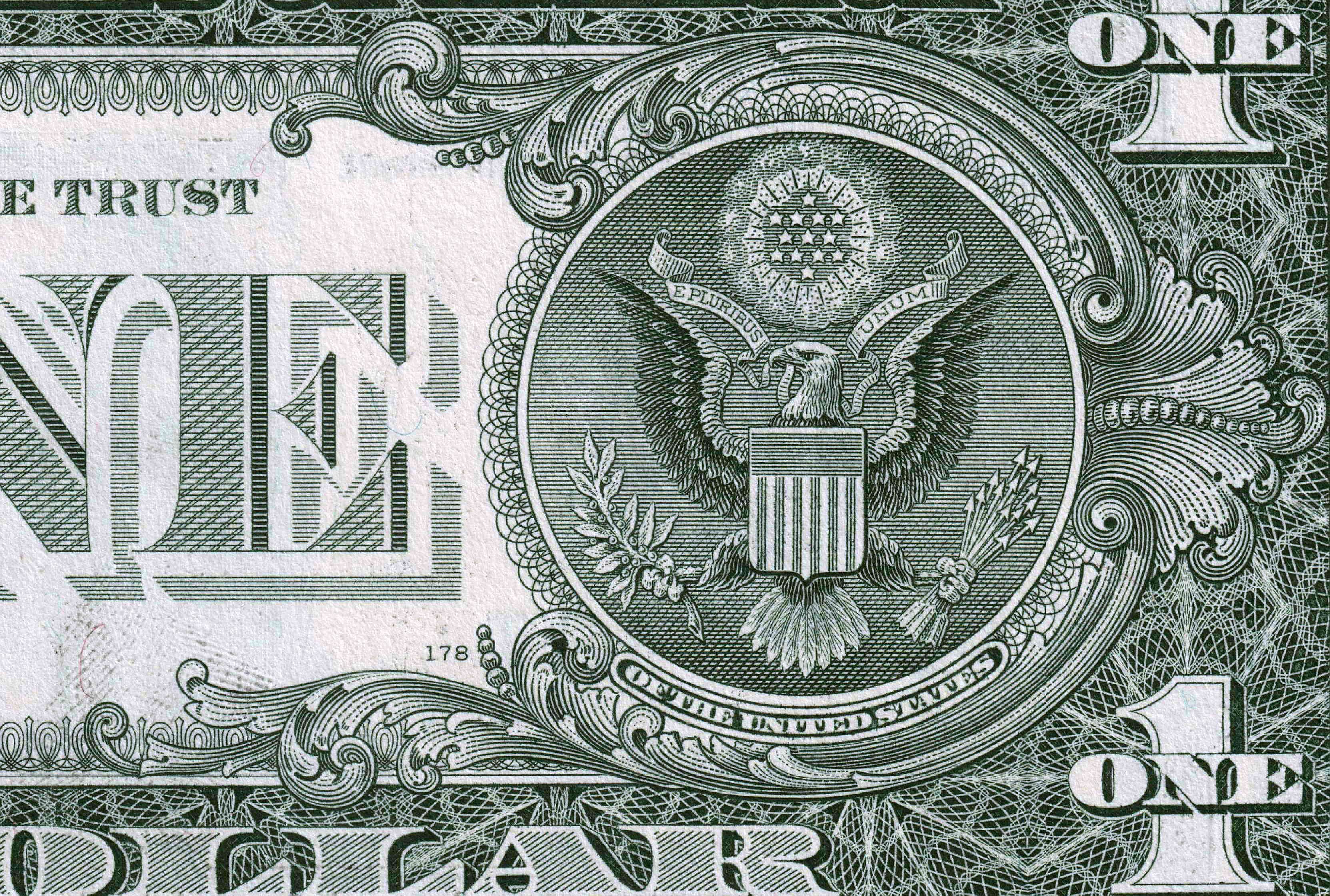 One Dollar Bill - Great Seal of the United States HD Wallpaper