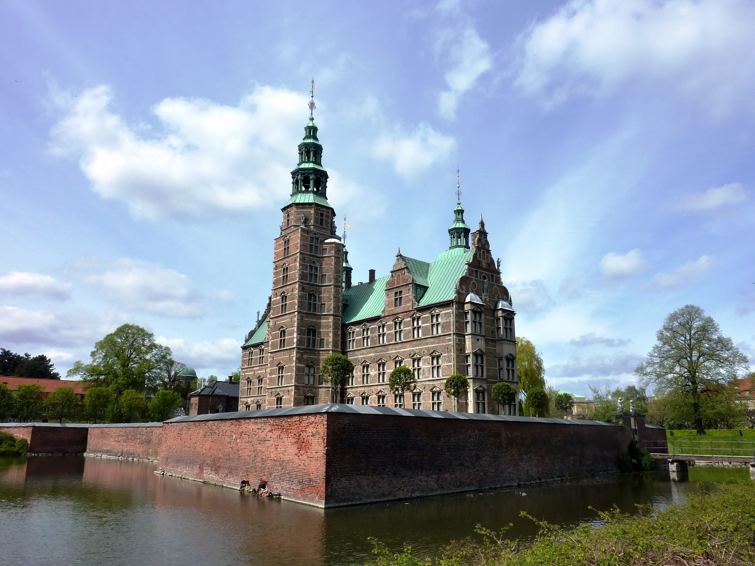 Rosenborg Castle in Copenhagen, Denmark HD Wallpaper