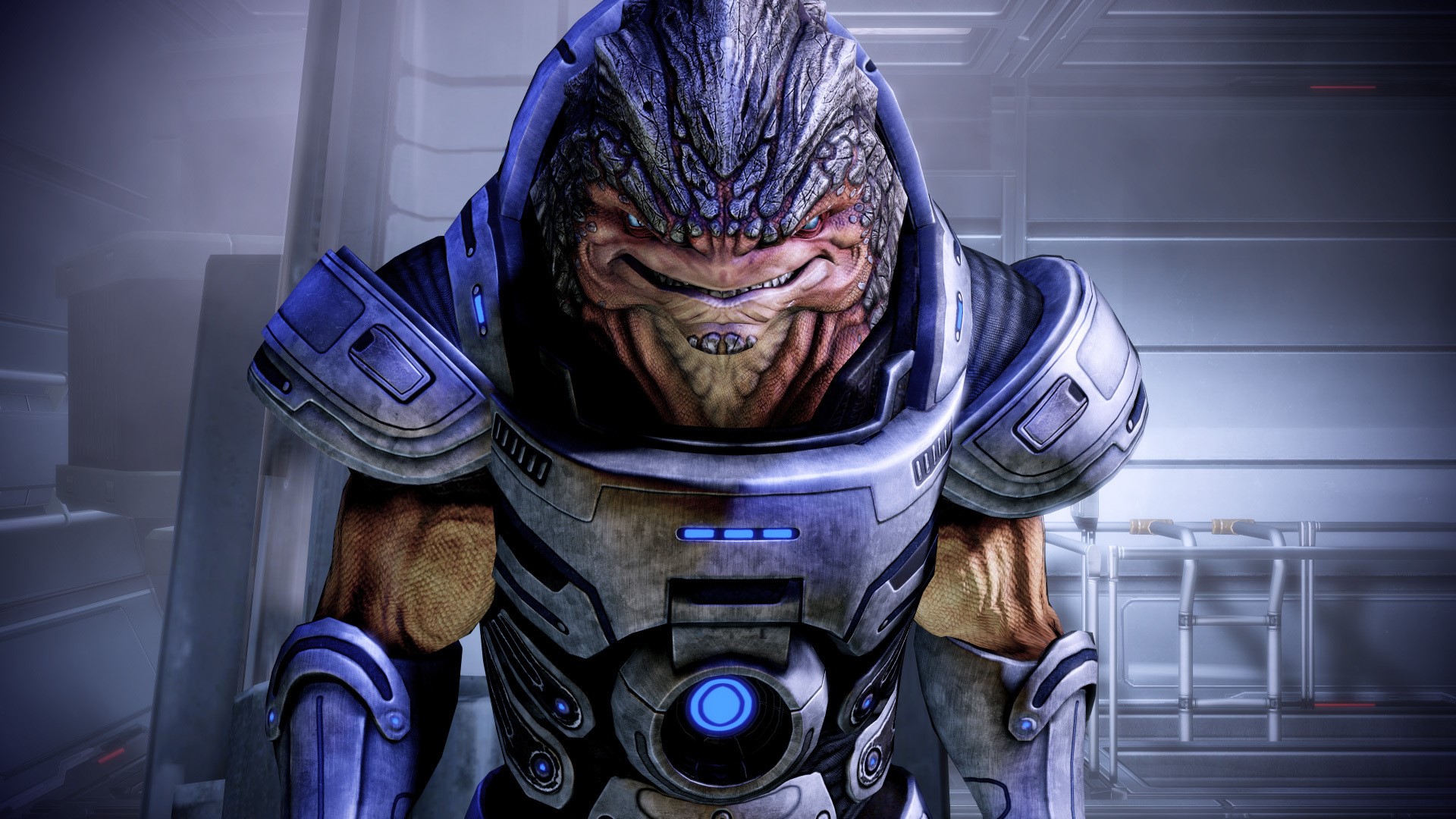 Krogan warrior from Mass Effect 3 HD Wallpaper