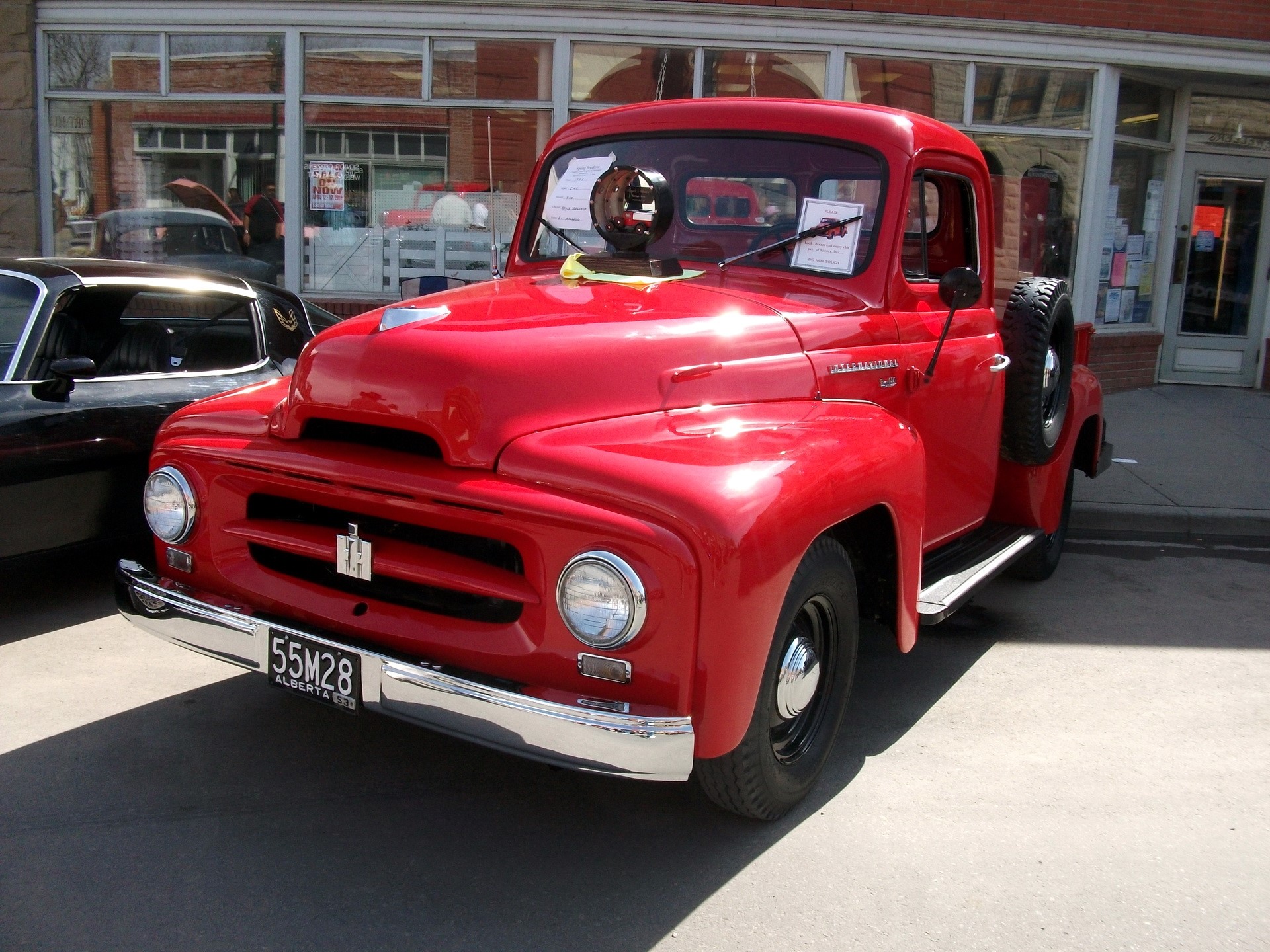 Red International Harvester Truck HD Wallpaper