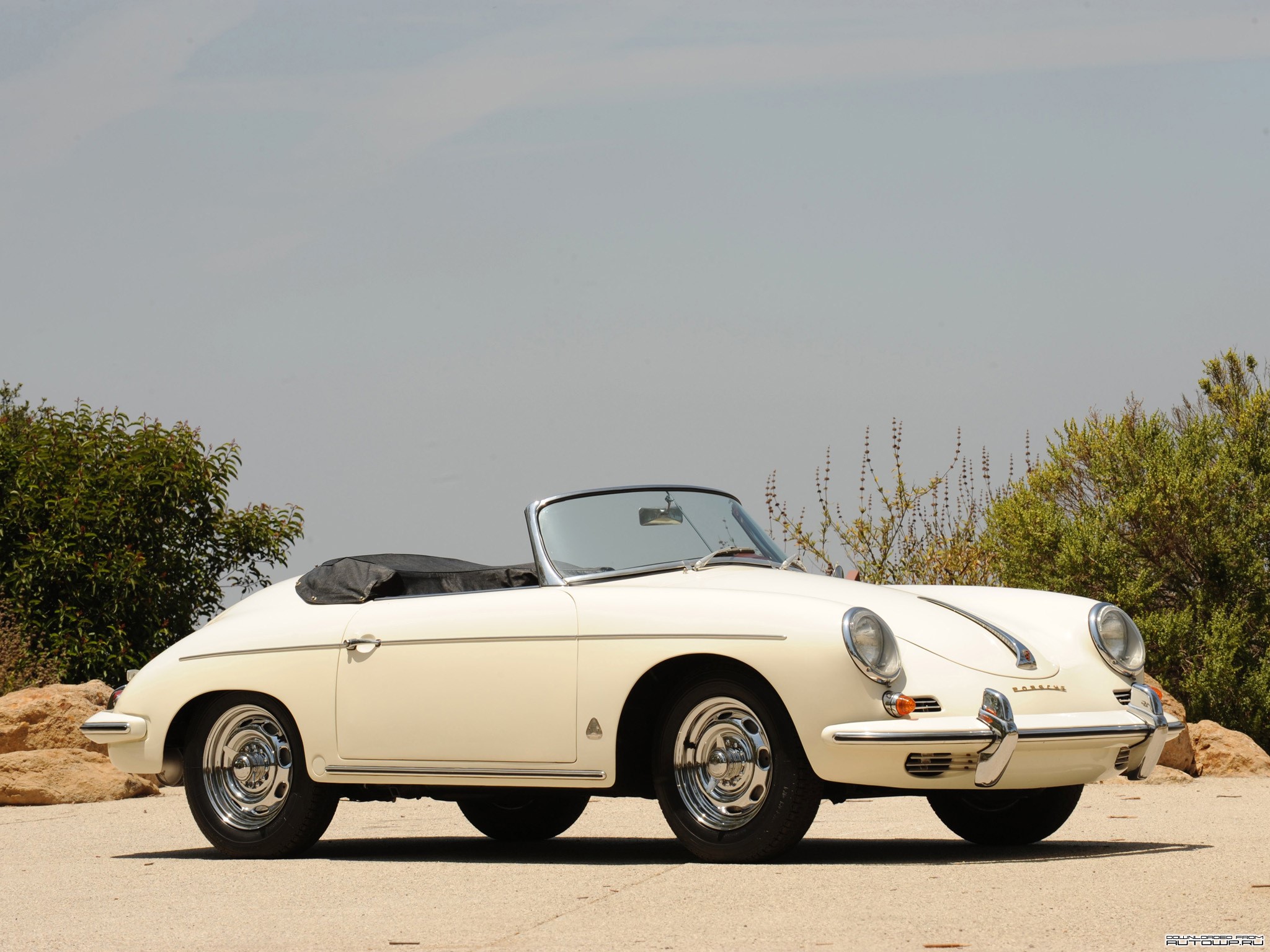 1960 Porsche 356B 1600 Super Roadster HD Wallpaper