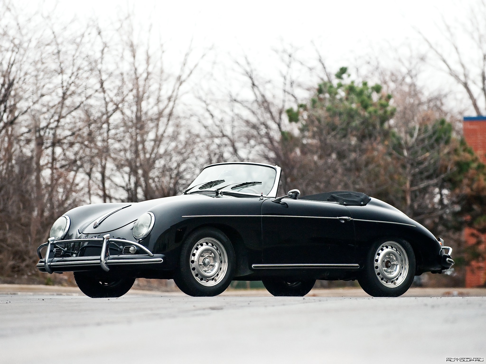 1959 Porsche 356B 1600 T-2 Super Cabriolet HD Wallpaper