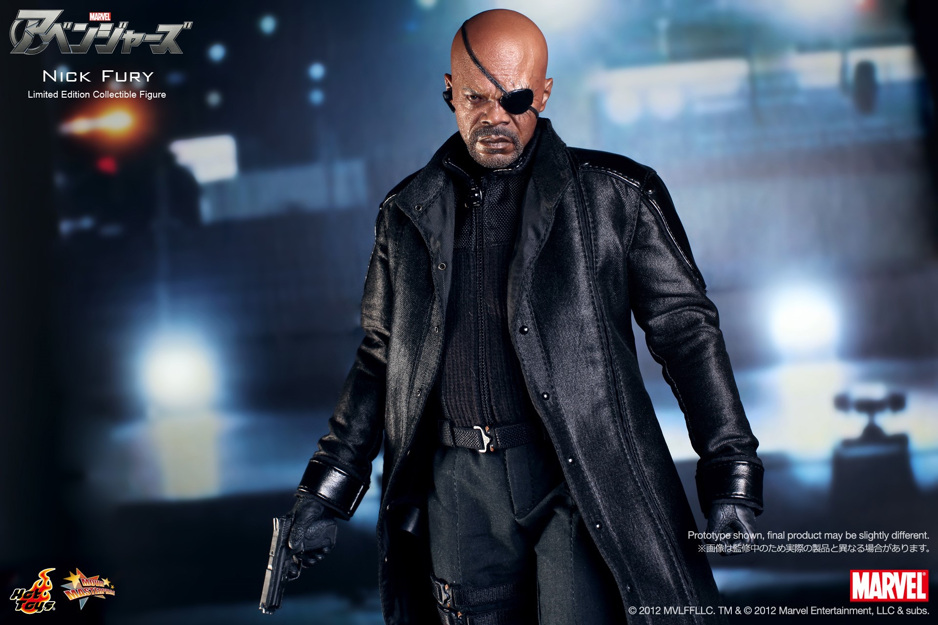 Nick Fury from The Avengers Limited Edition Collectible Figure HD Wallpaper