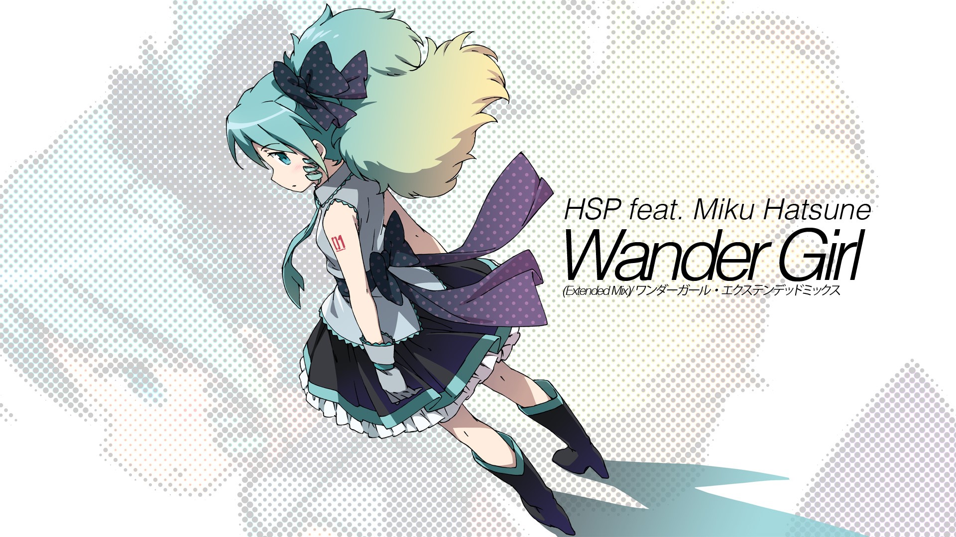 Miku Hatsune from Vocaloid - Wander Girl HD Wallpaper