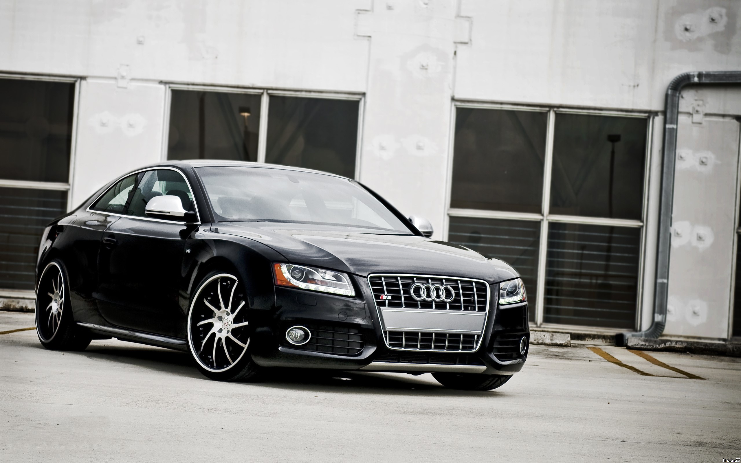 Black Audi S5 Coupe HD Wallpaper