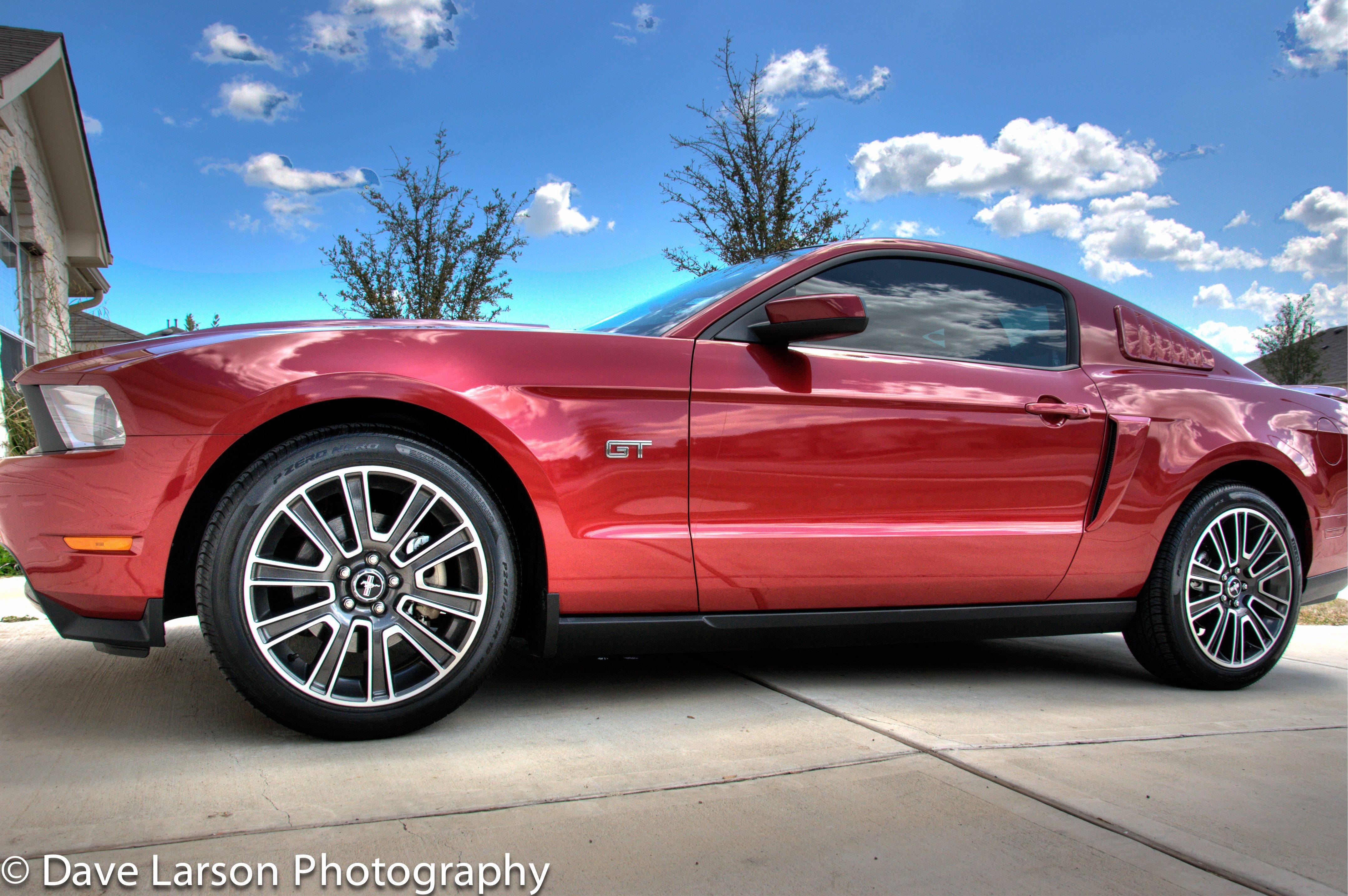 Red Ford Mustang GT HD Wallpaper