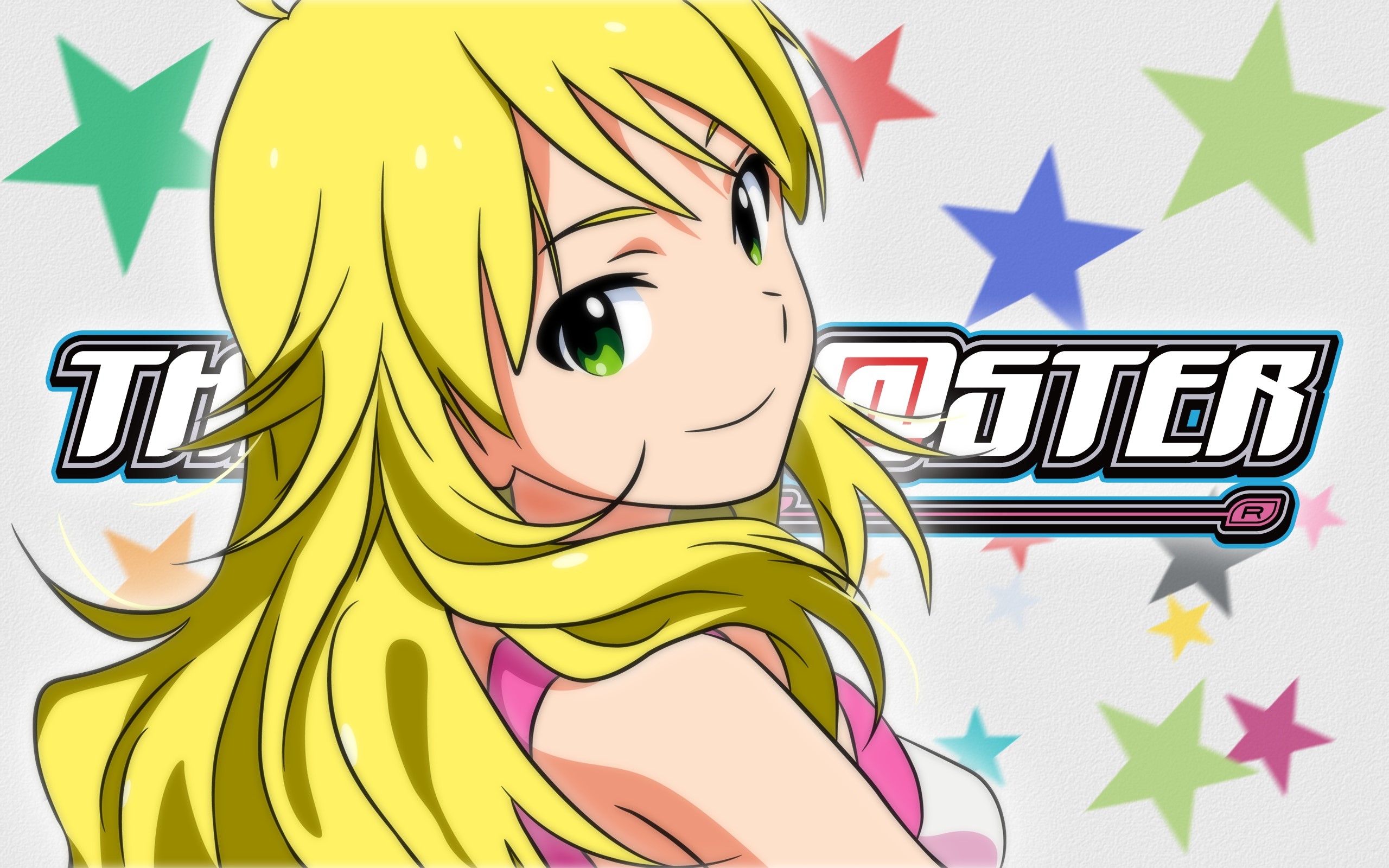 Idolmaster Xenoglossia Anime Girl with Stars HD Wallpaper