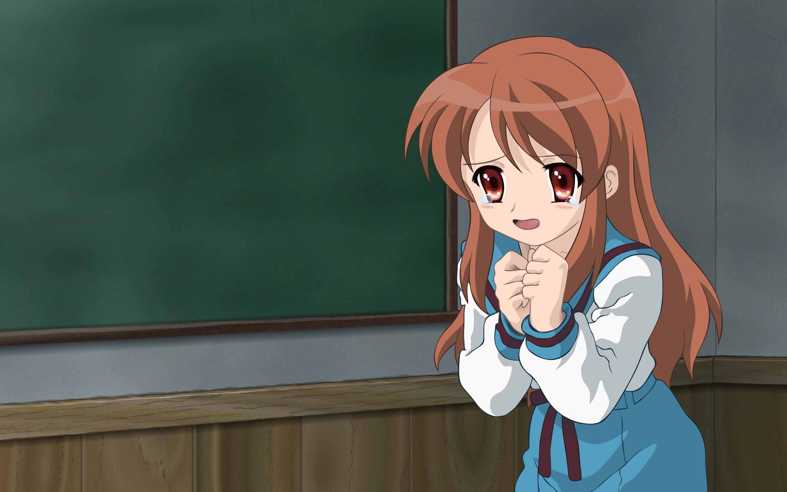 Kyon from The Melancholy of Haruhi Suzumiya HD Wallpaper