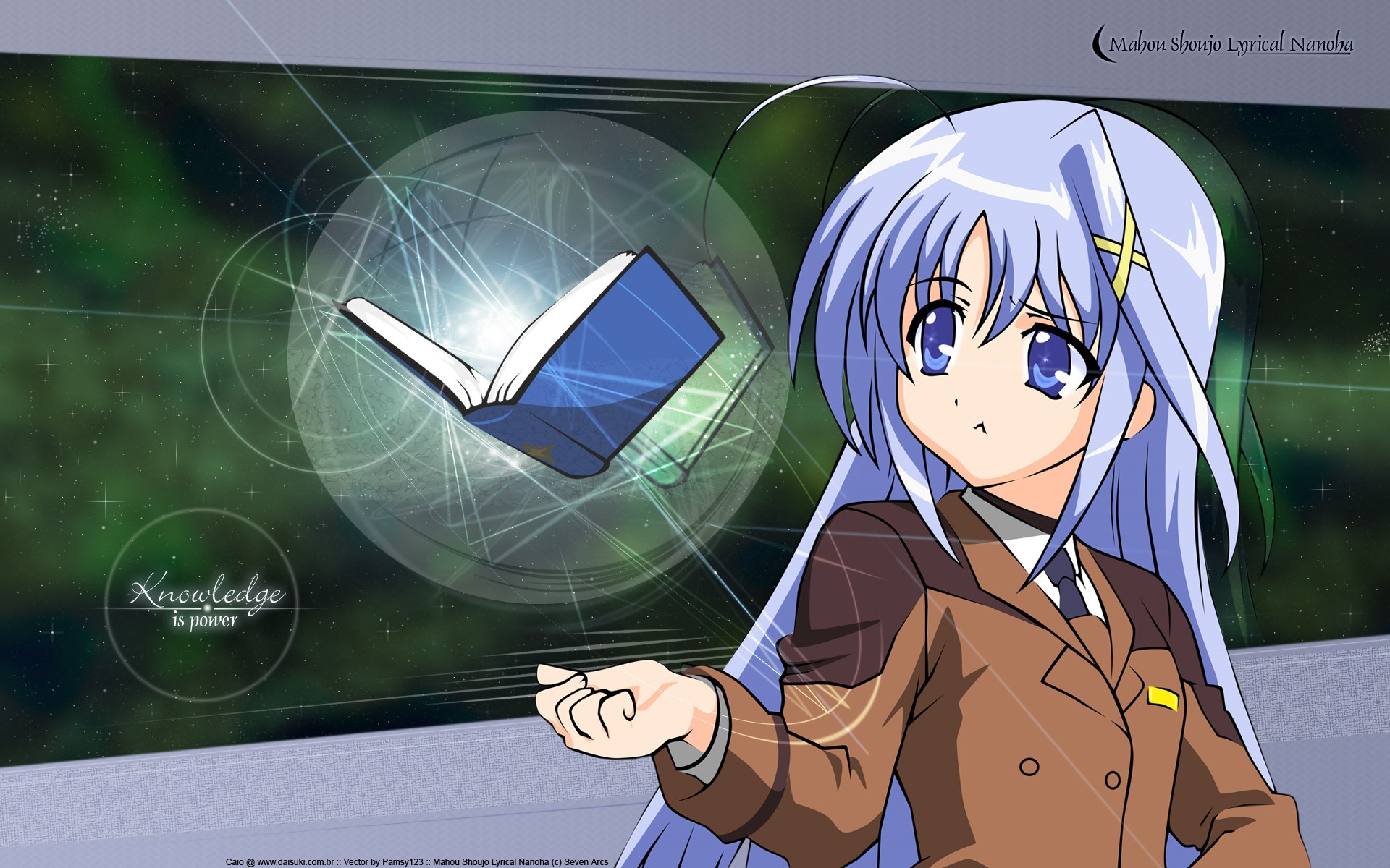 Nanoha Takamachi from Mahou Shoujo Lyrical Nanoha HD Wallpaper