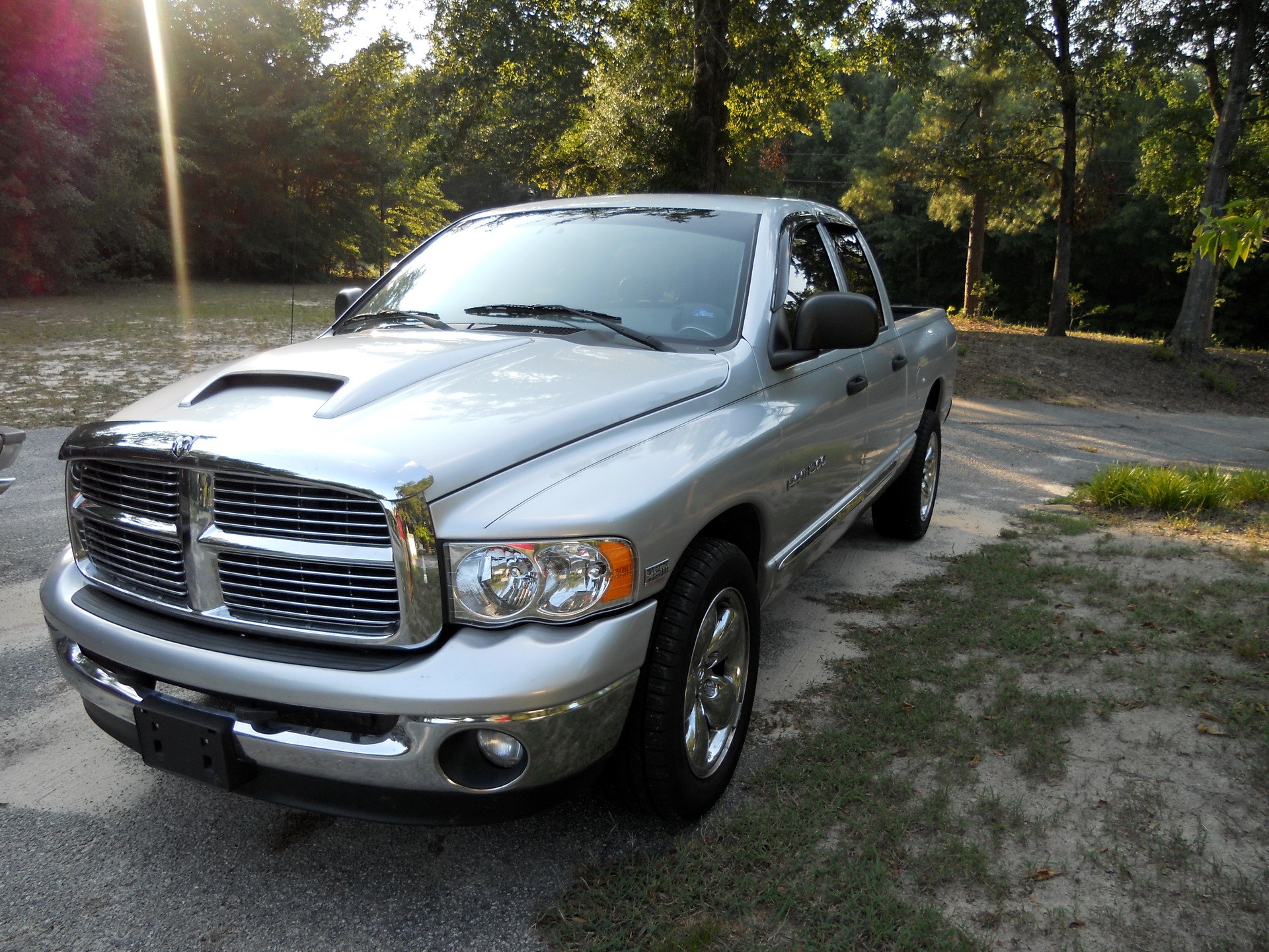 Silver Dodge Ram Pickup Truck HD Wallpaper