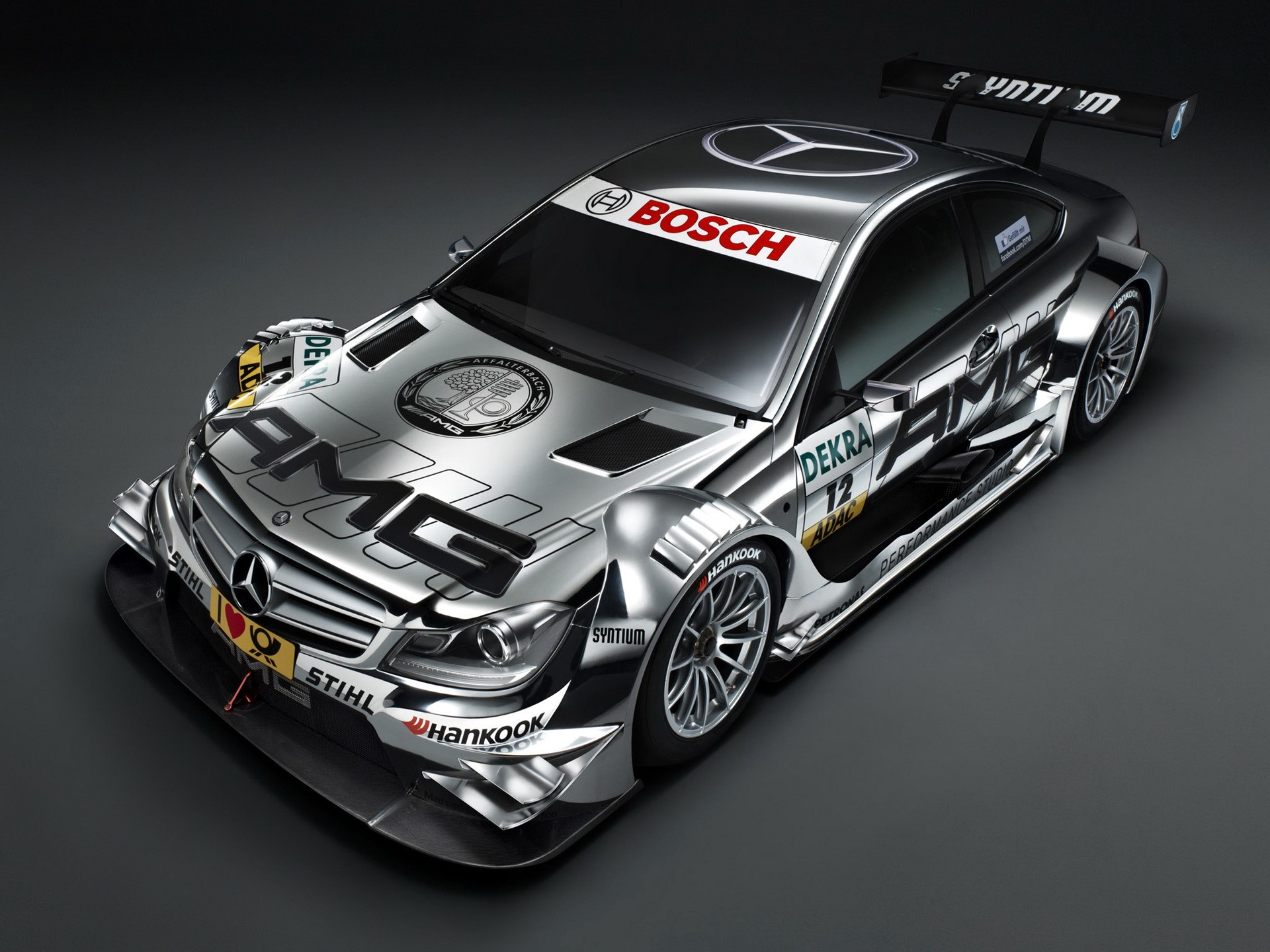 Mercedes-Benz AMG C-Class DTM race car HD Wallpaper
