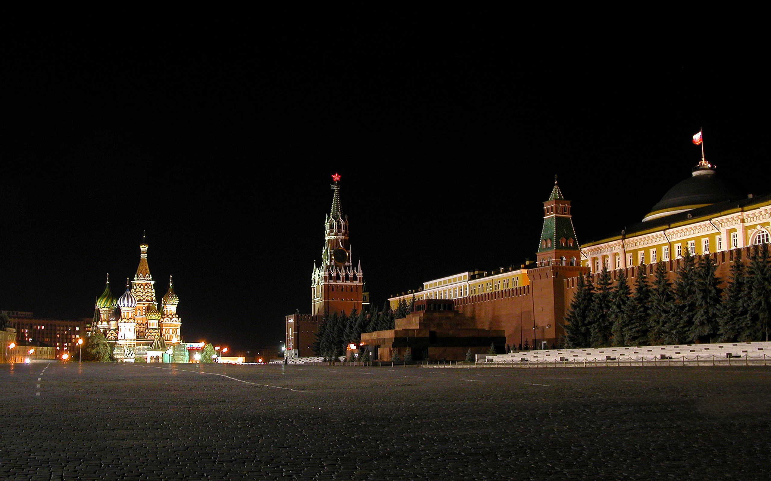 Red Square at night, Moscow HD Wallpaper