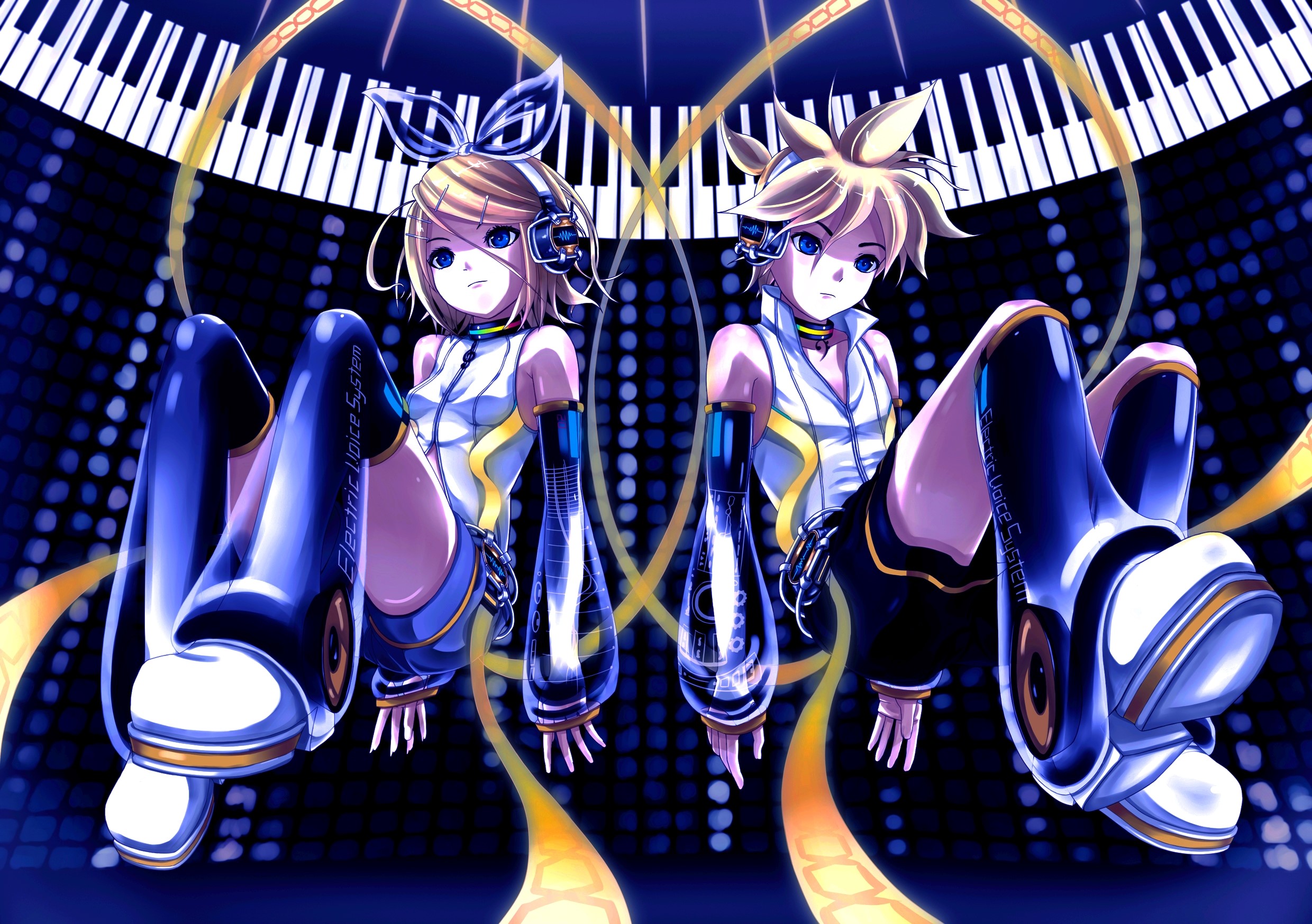 Rin and Len Kagamine from Vocaloid HD Wallpaper