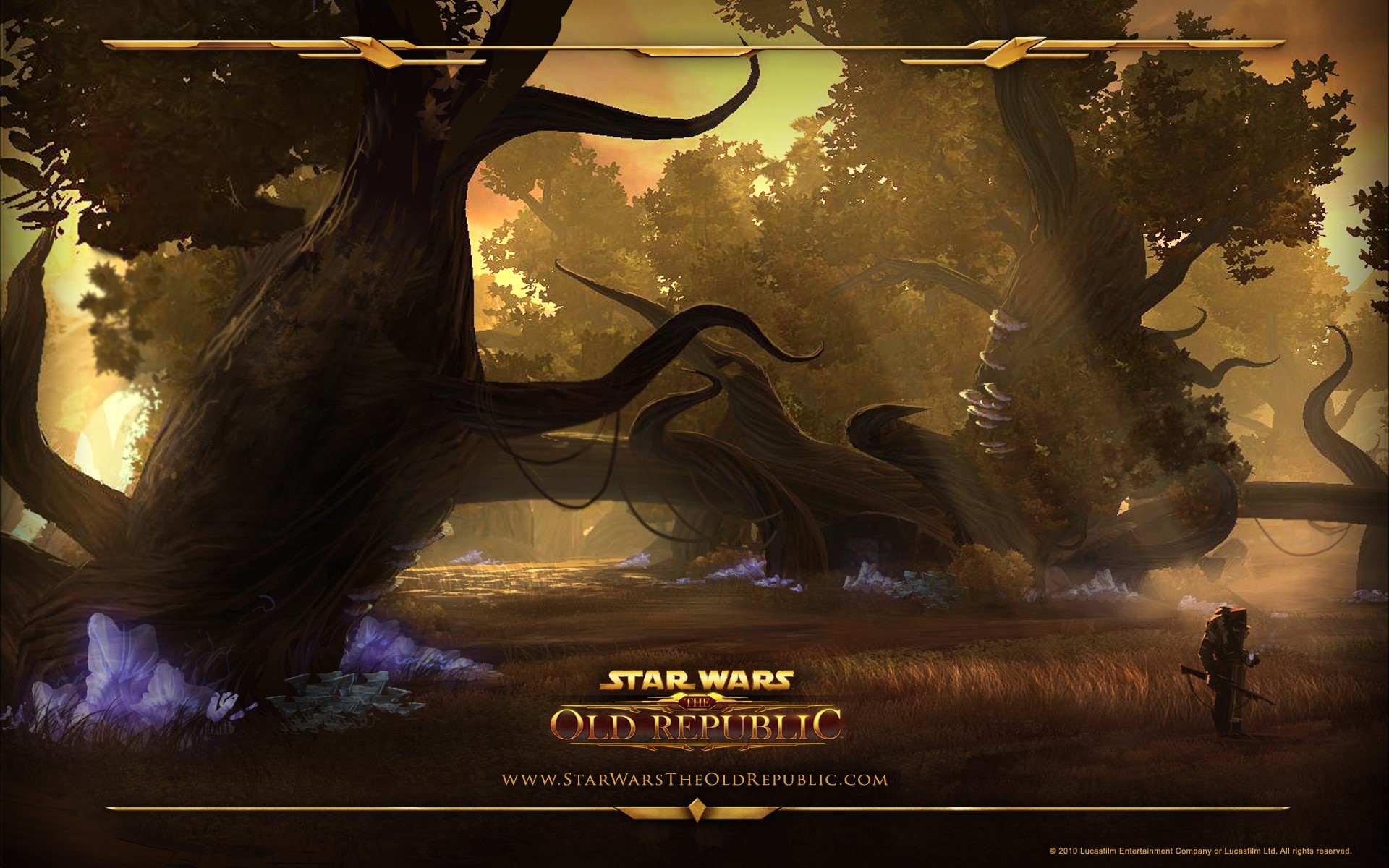 Star Wars The Old Republic Voss Forest HD Wallpaper