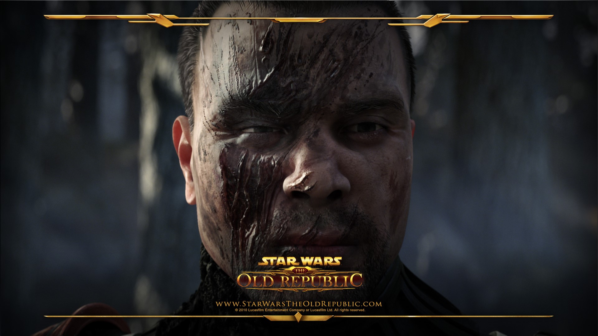Star Wars The Old Republic character with facial scars HD Wallpaper