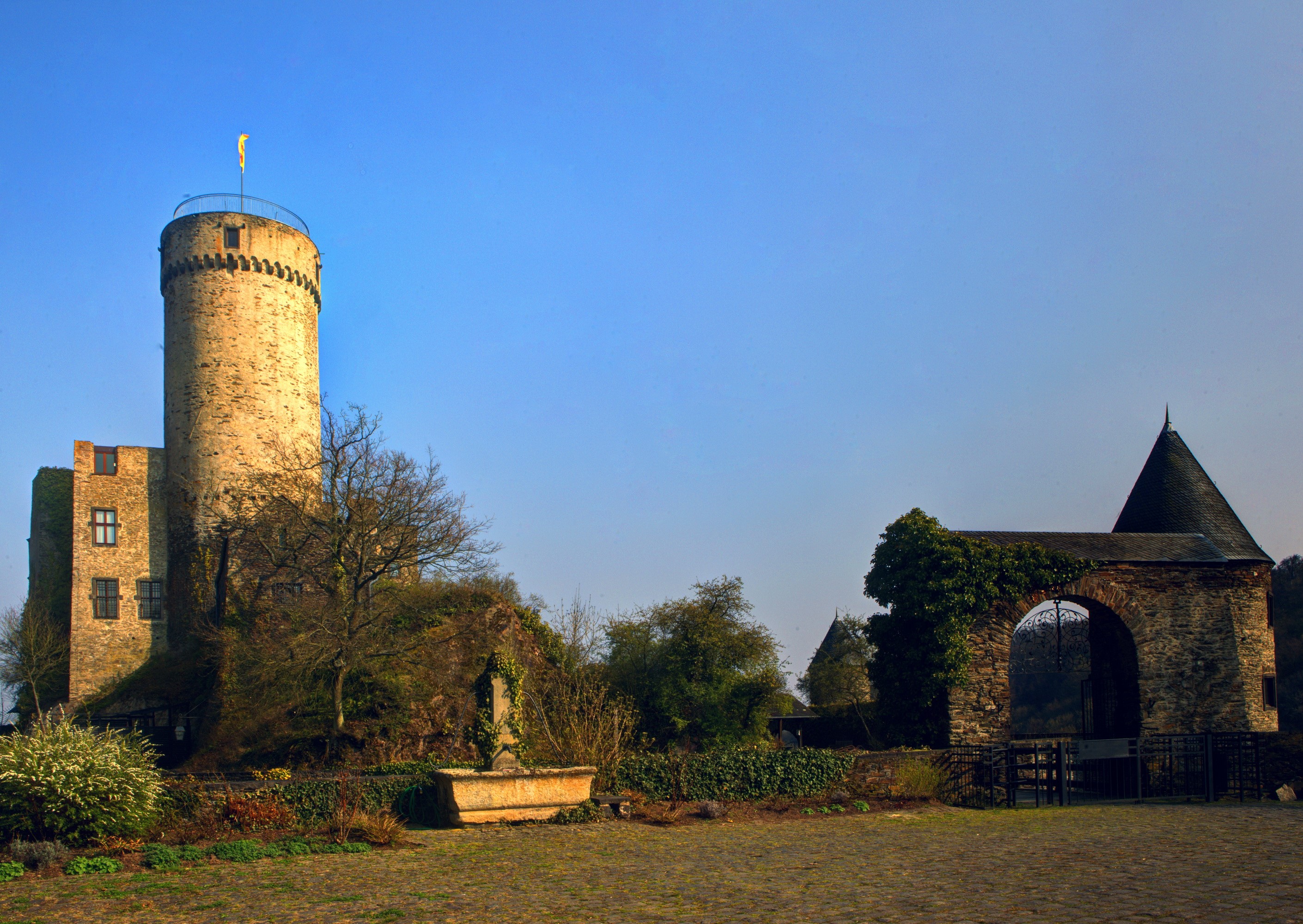 Castle Pyrmont in Germany HD Wallpaper